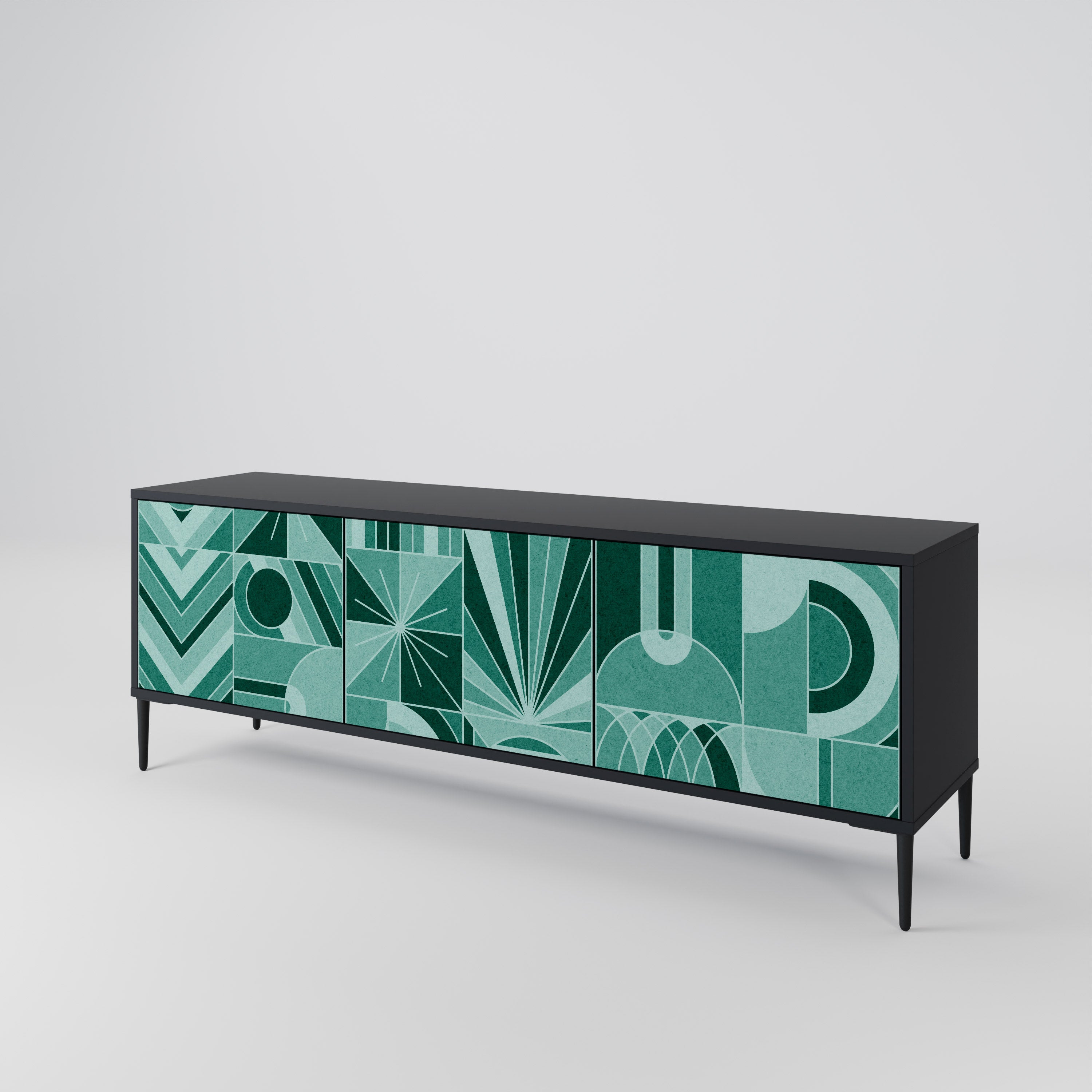 HARMONIC GRID Mueble de TV de 3 Puertas