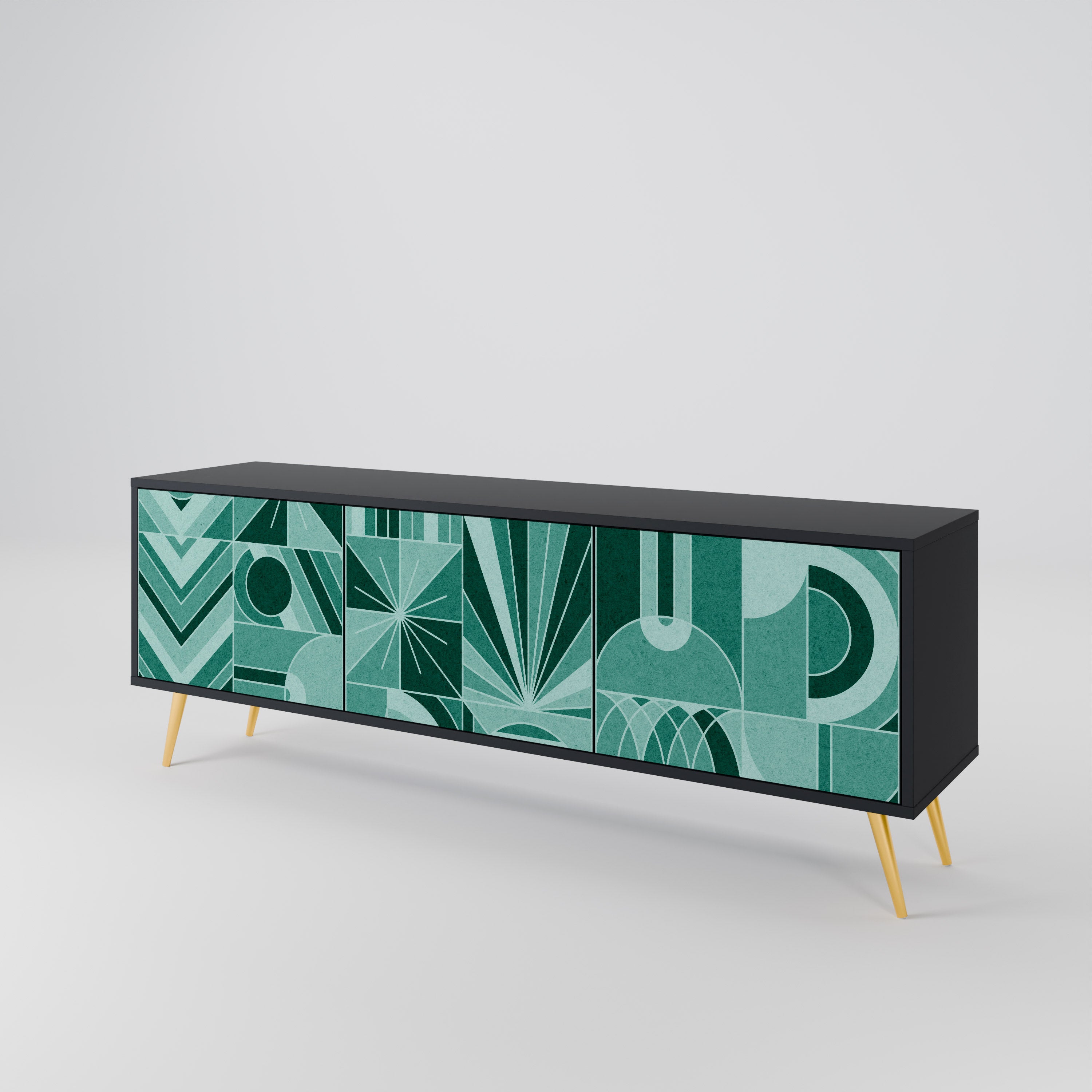 HARMONIC GRID Mueble de TV de 3 Puertas