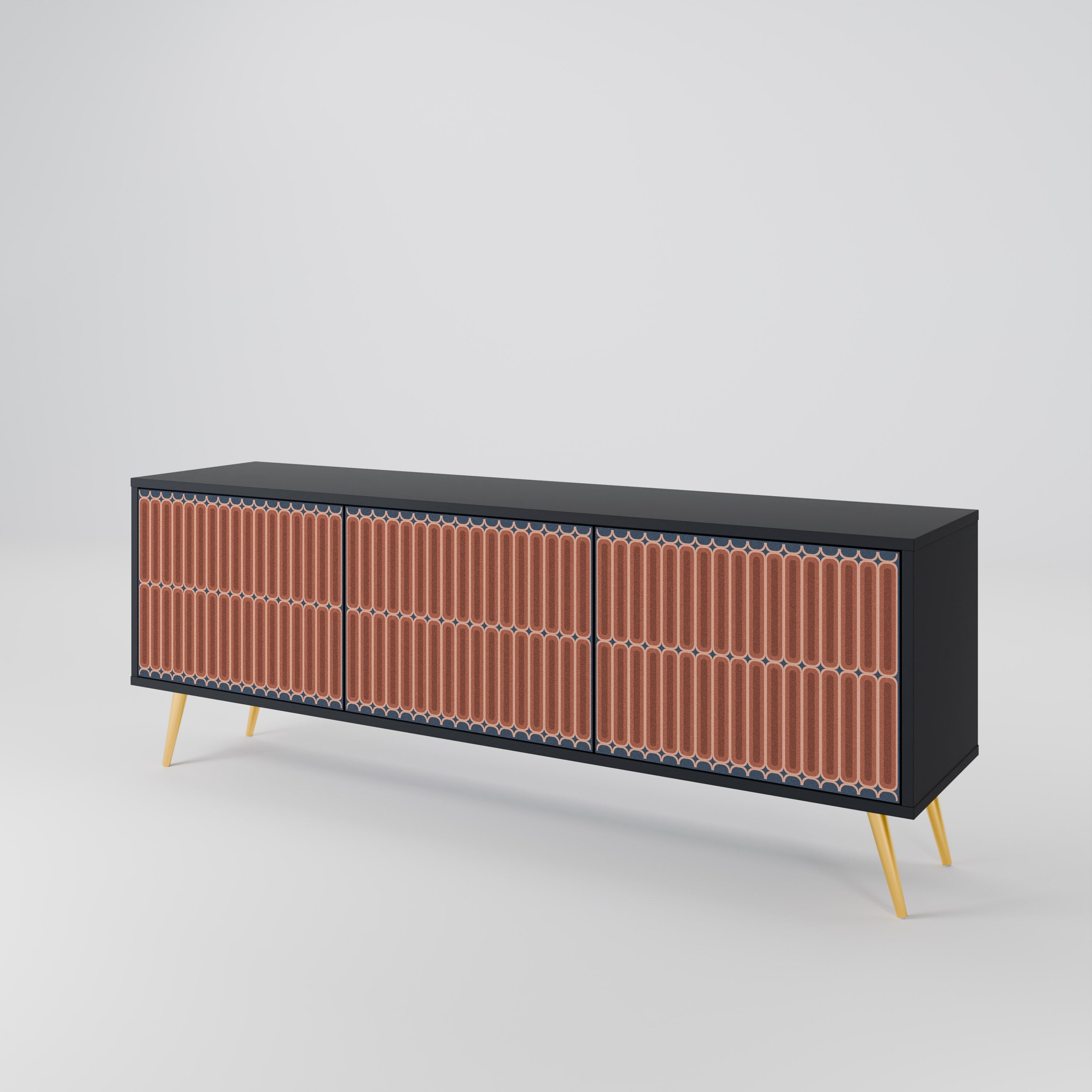 HYPNOTIC GATE Mueble de TV de 3 Puertas