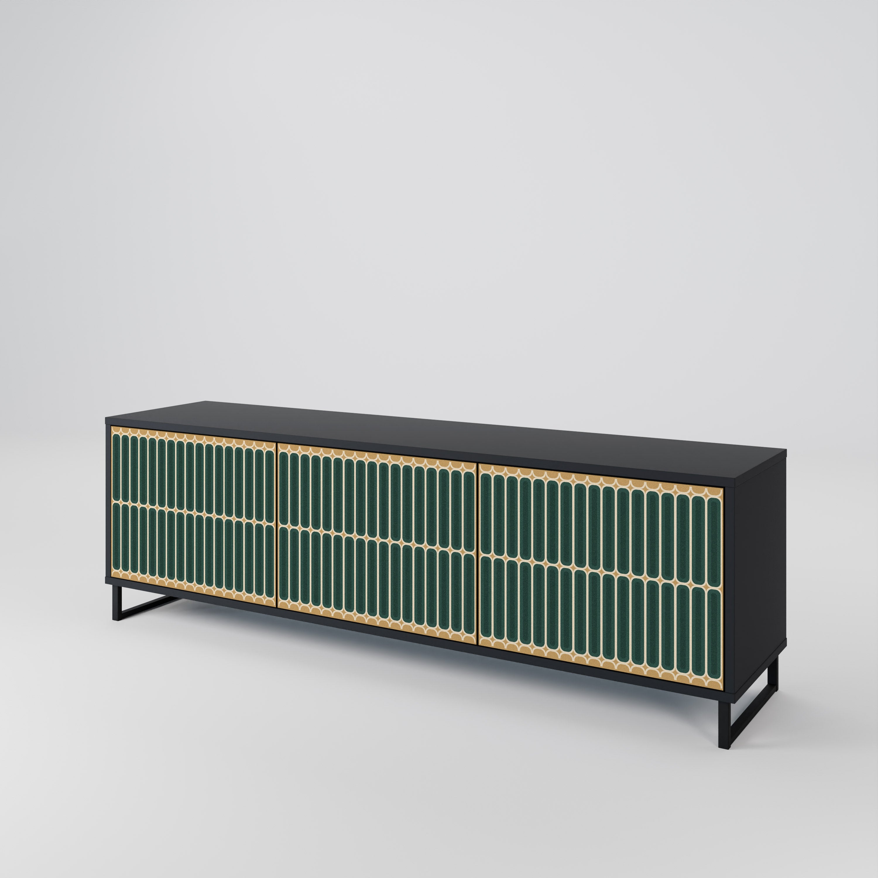 ILUSION GATE Mueble de TV de 3 Puertas