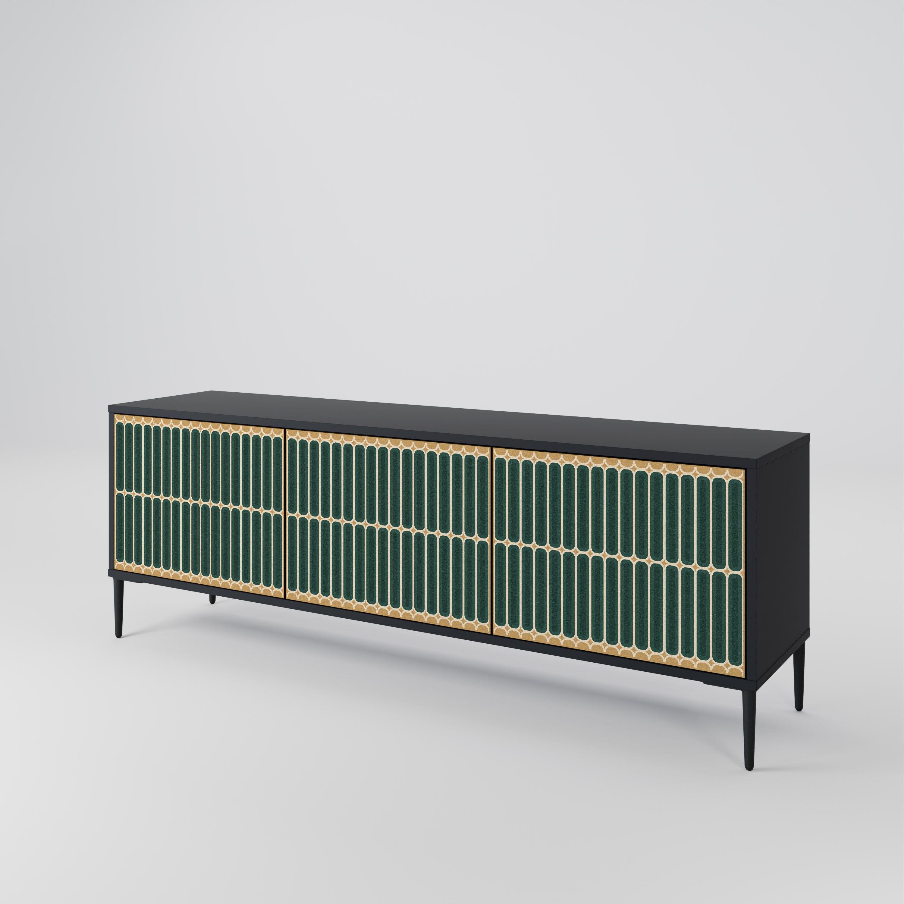 ILUSION GATE Mueble de TV de 3 Puertas