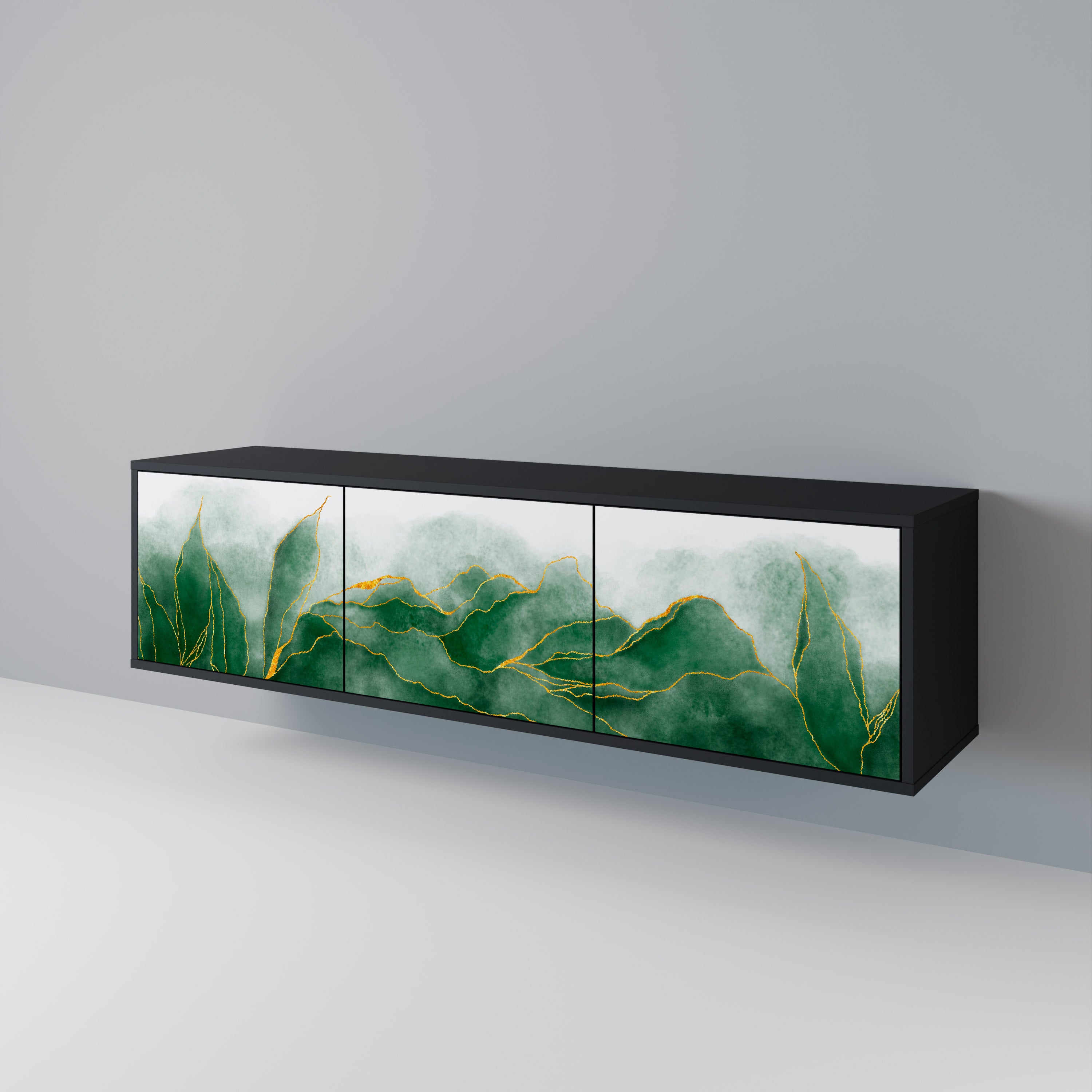 EXPENSIVE NATURE Mueble de TV de 3 Puertas