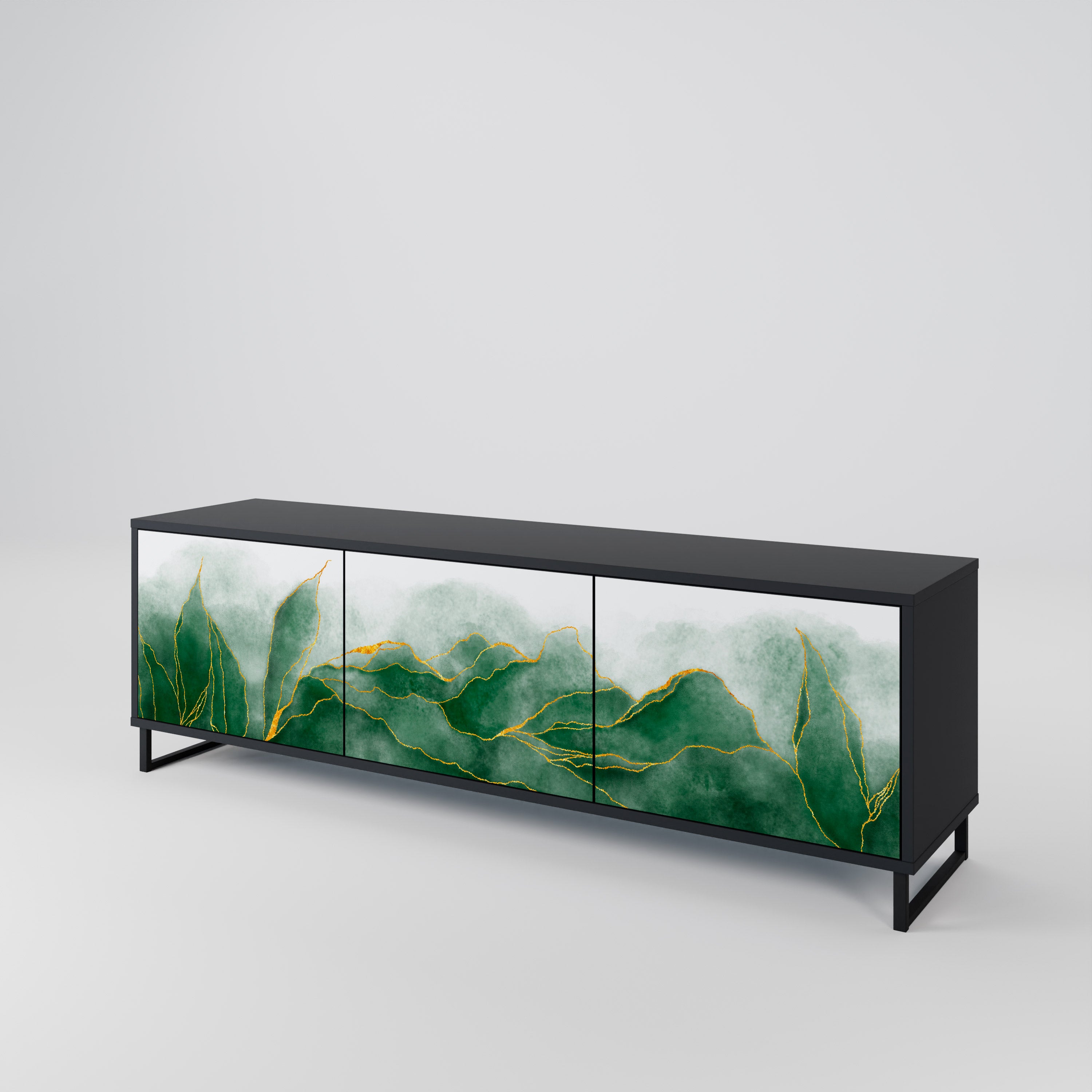 EXPENSIVE NATURE Mueble de TV de 3 Puertas