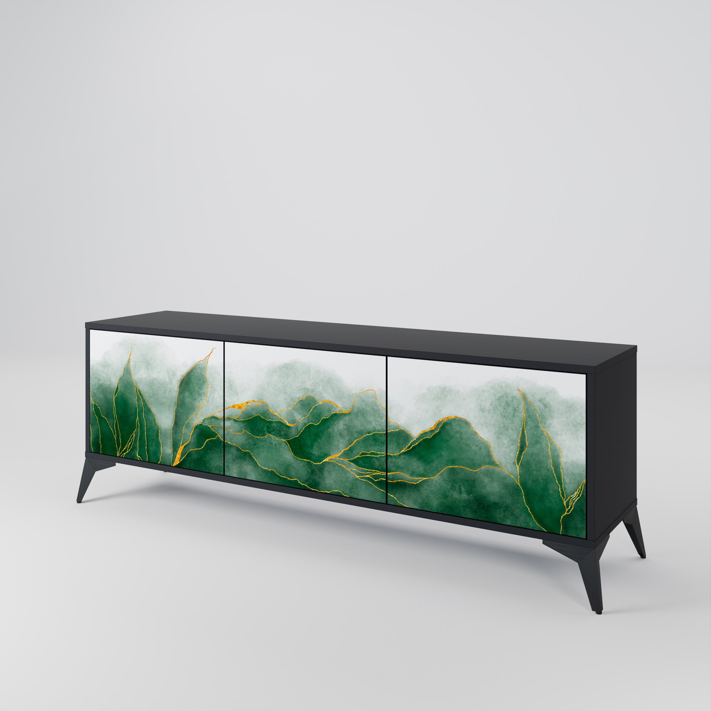 EXPENSIVE NATURE Mueble de TV de 3 Puertas