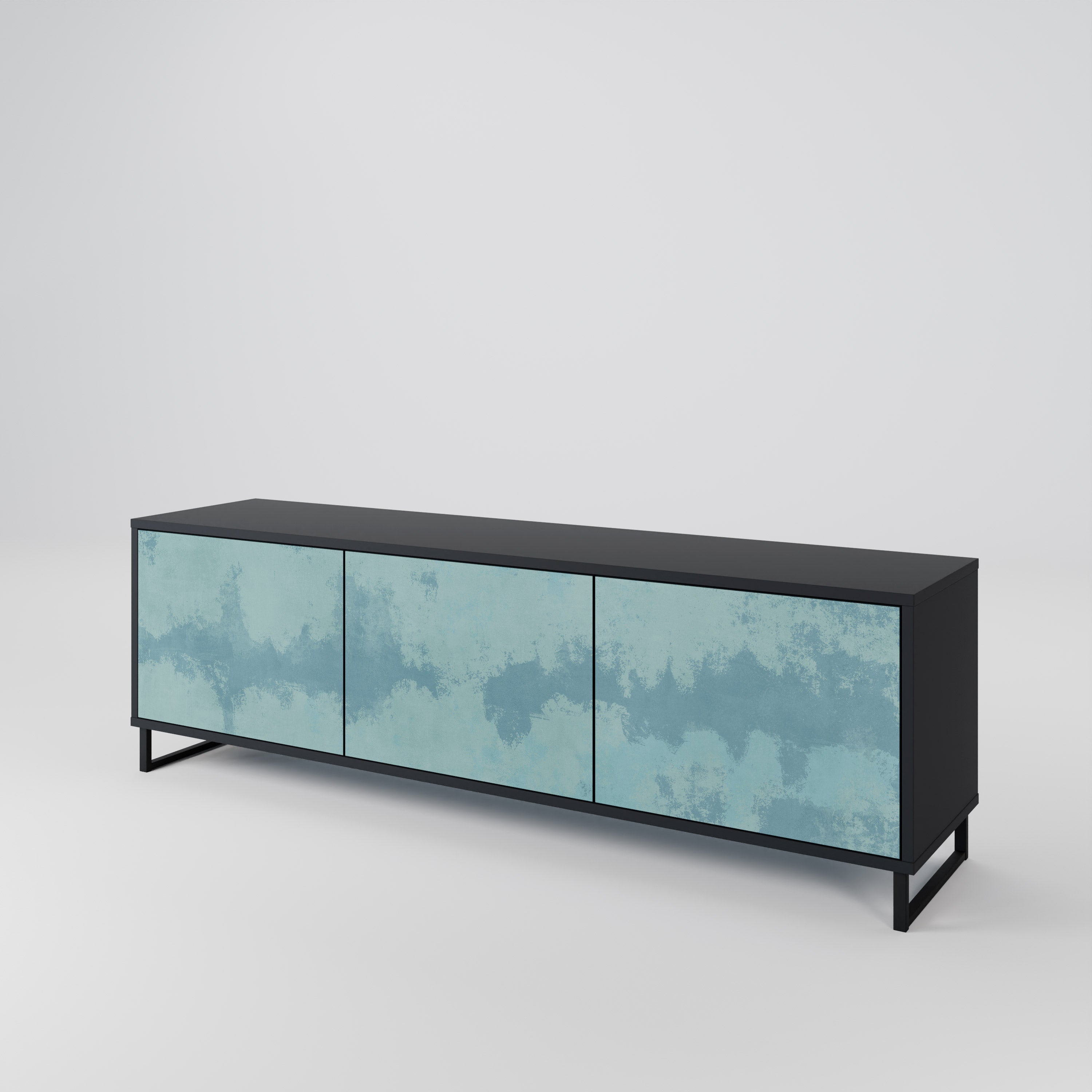 SKY WASH Mueble de TV de 3 Puertas