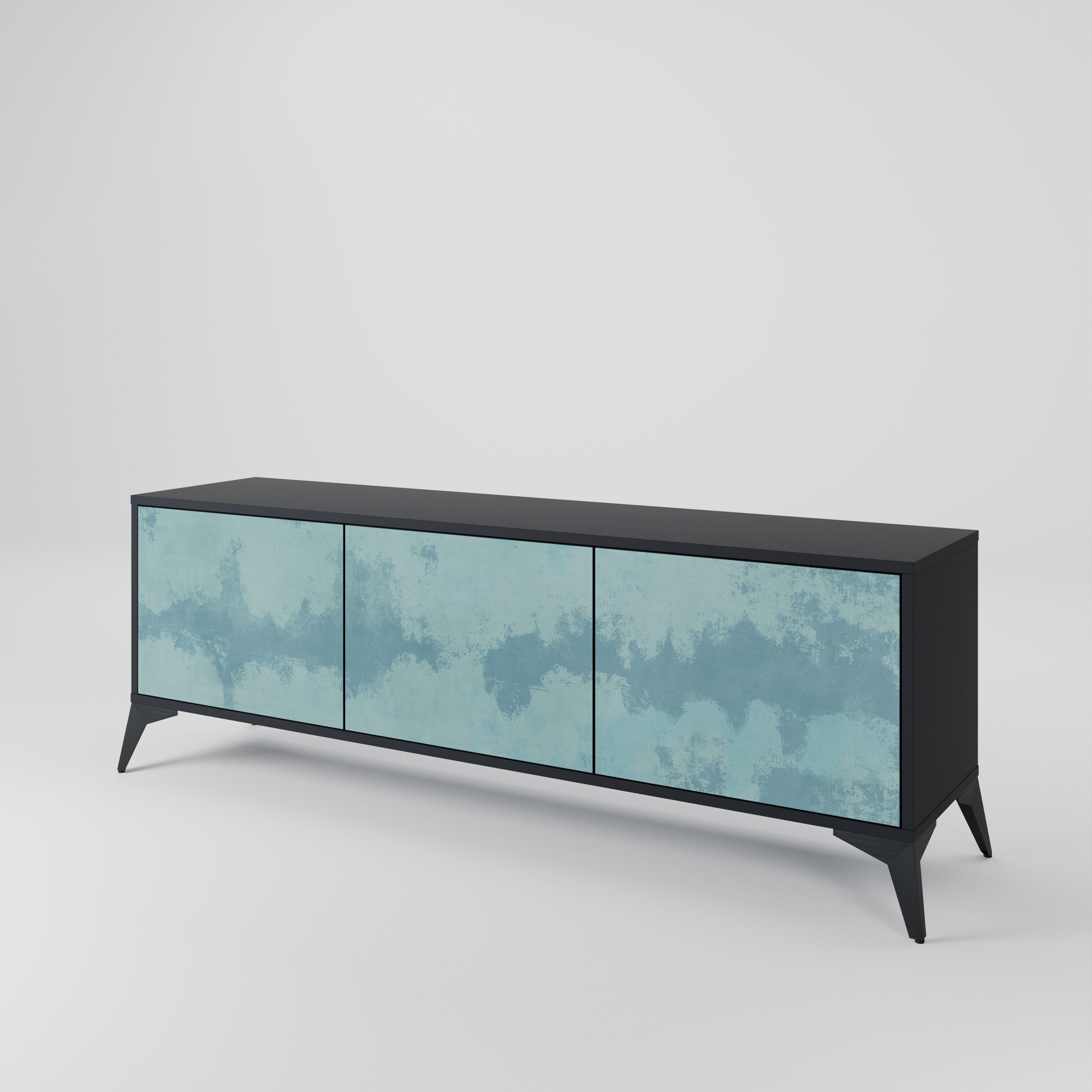SKY WASH Mueble de TV de 3 Puertas