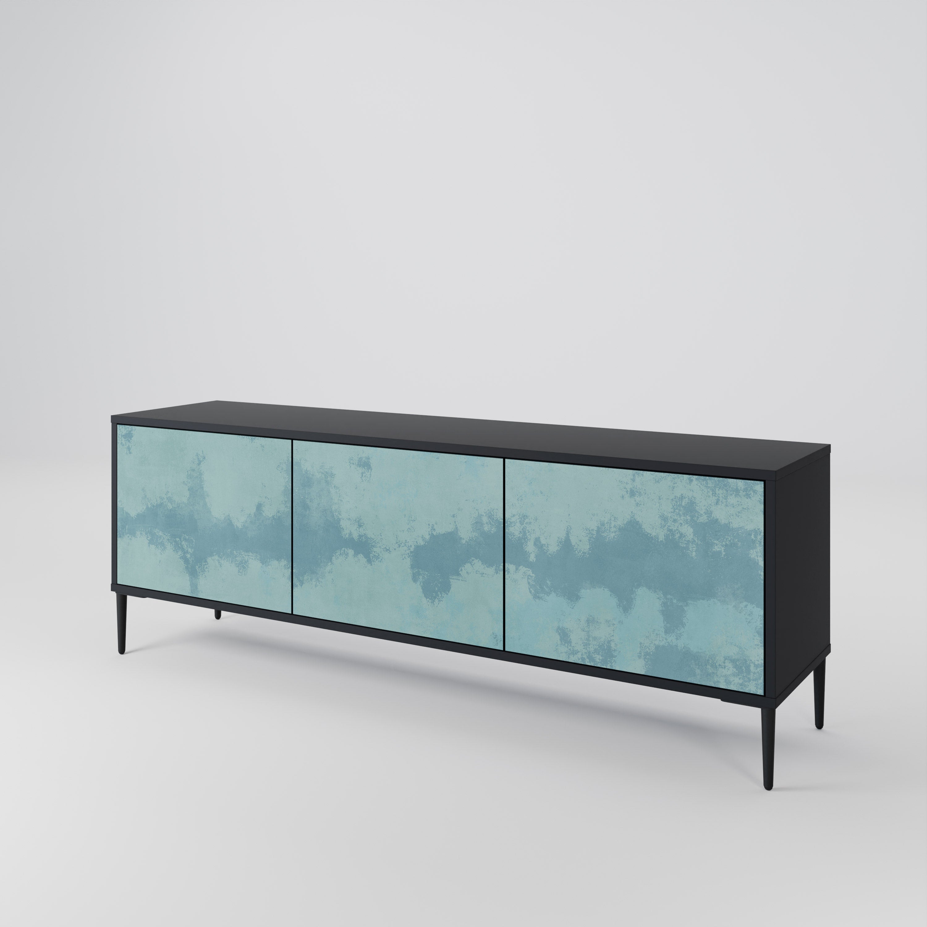 SKY WASH Mueble de TV de 3 Puertas