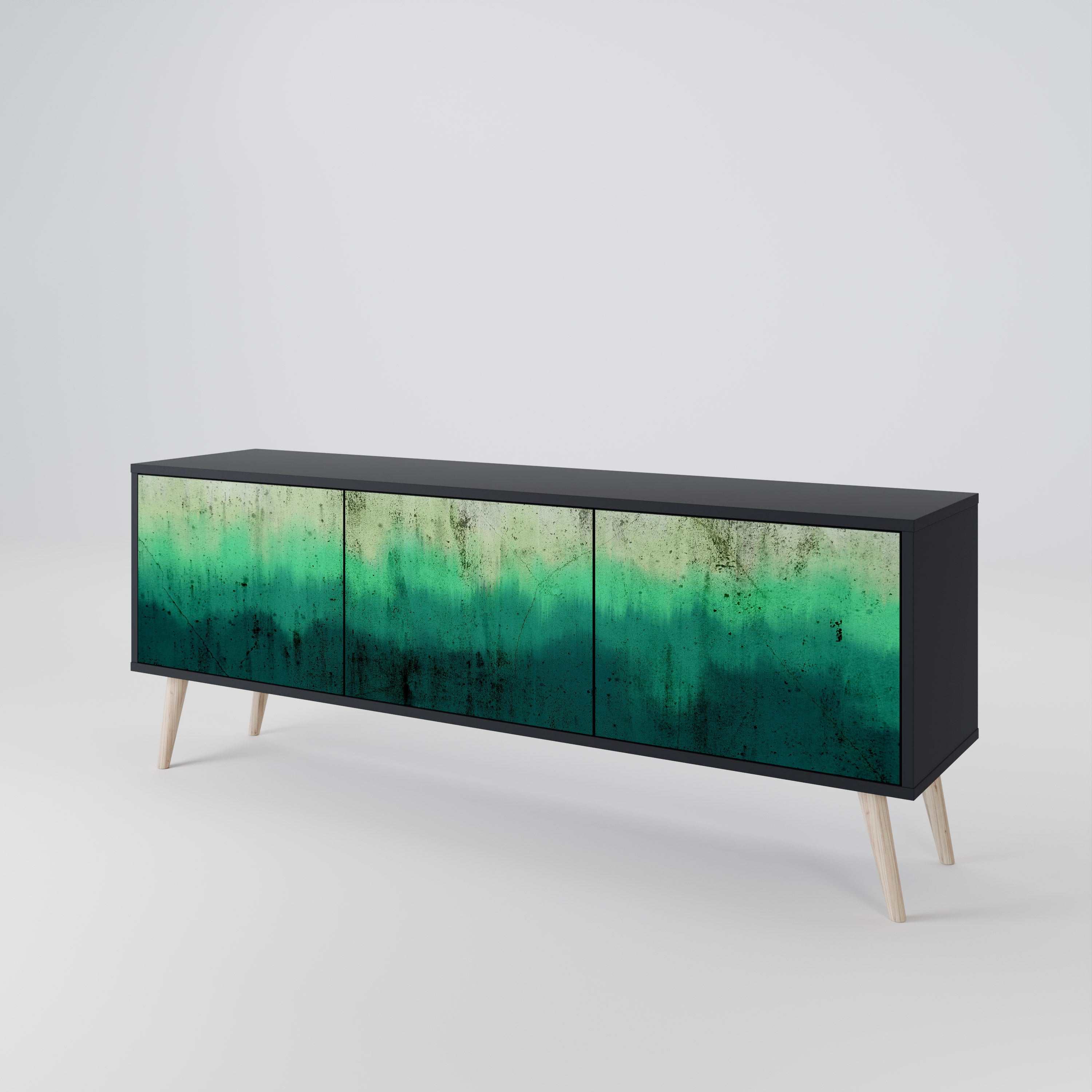 NORTHERN LIGHTS Mueble de TV de 3 Puertas