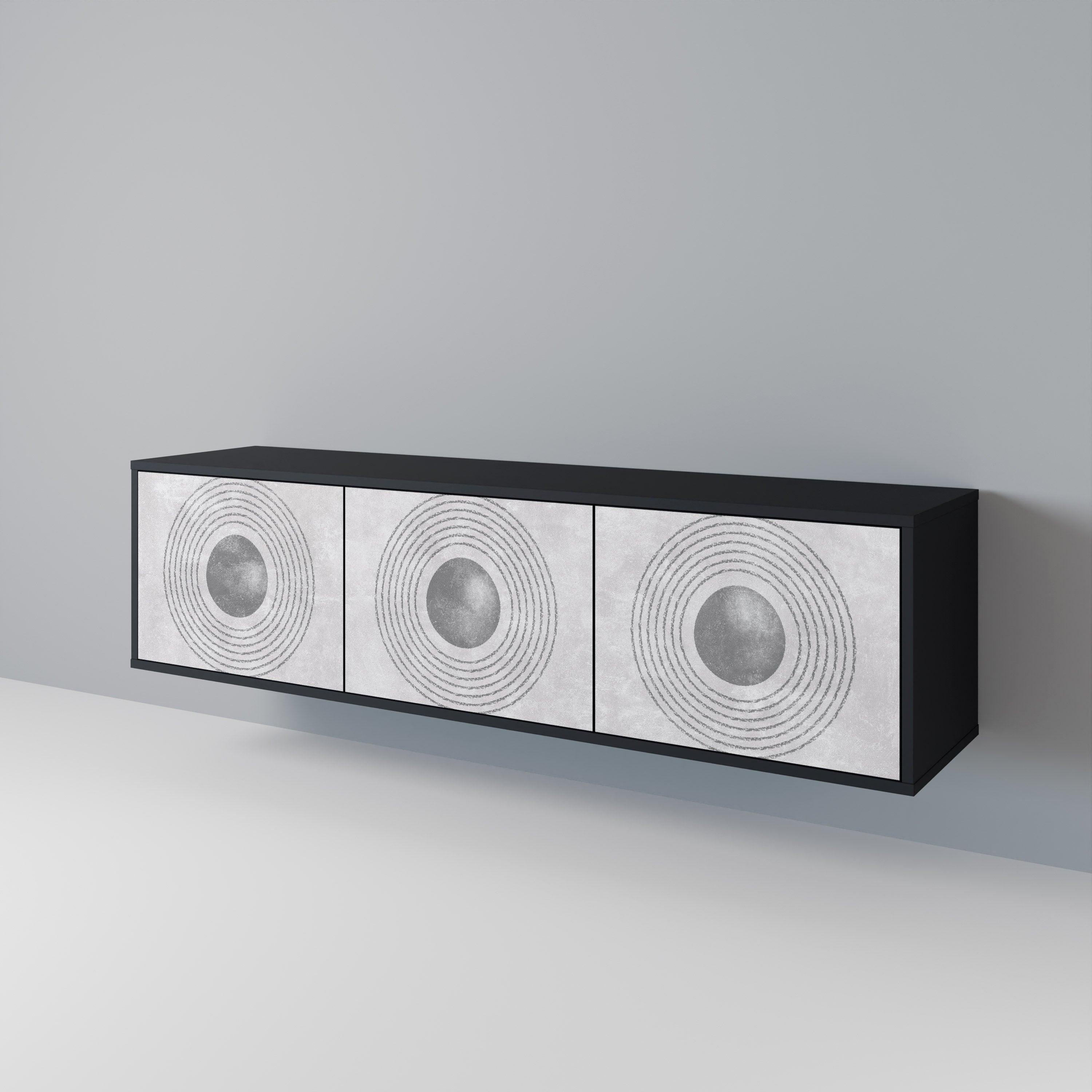 SOLID CIRCLES 3-Door TV Cabinet