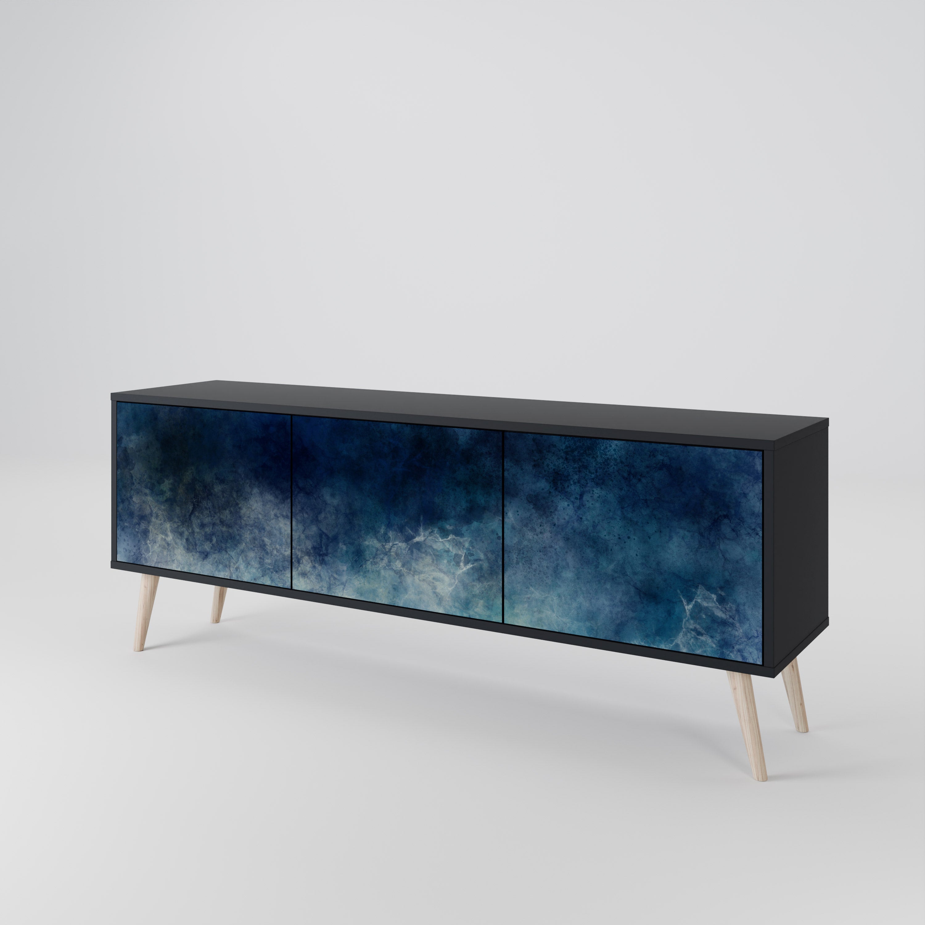 CELESTIAL FALL Třídveřový TV stolek