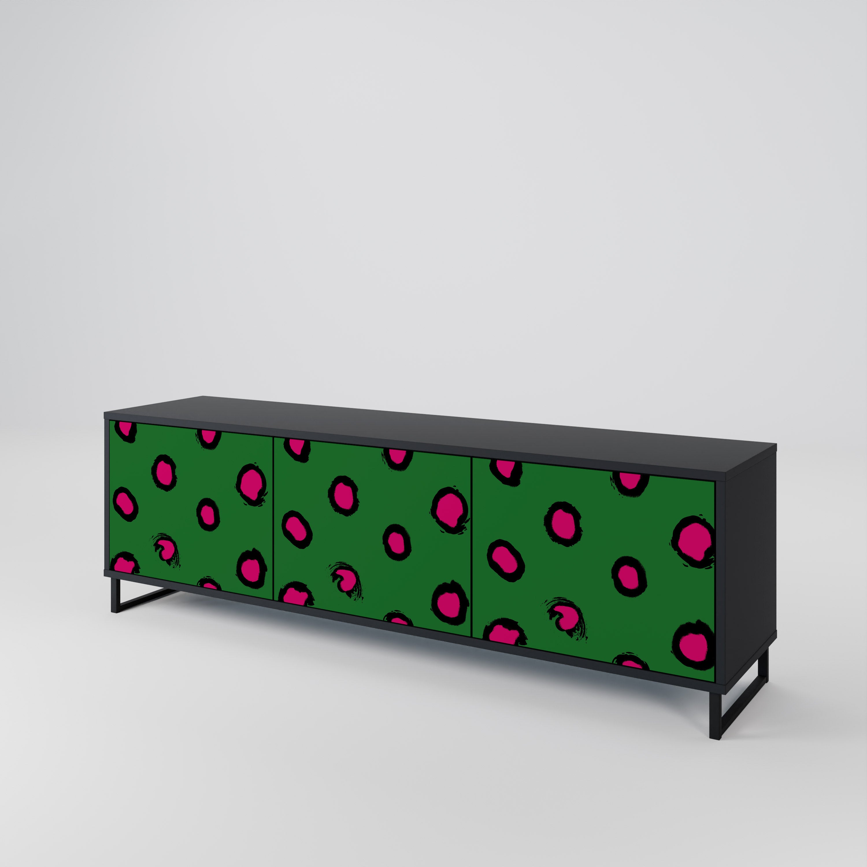 FUNKY SPOTS Třídveřový TV stolek