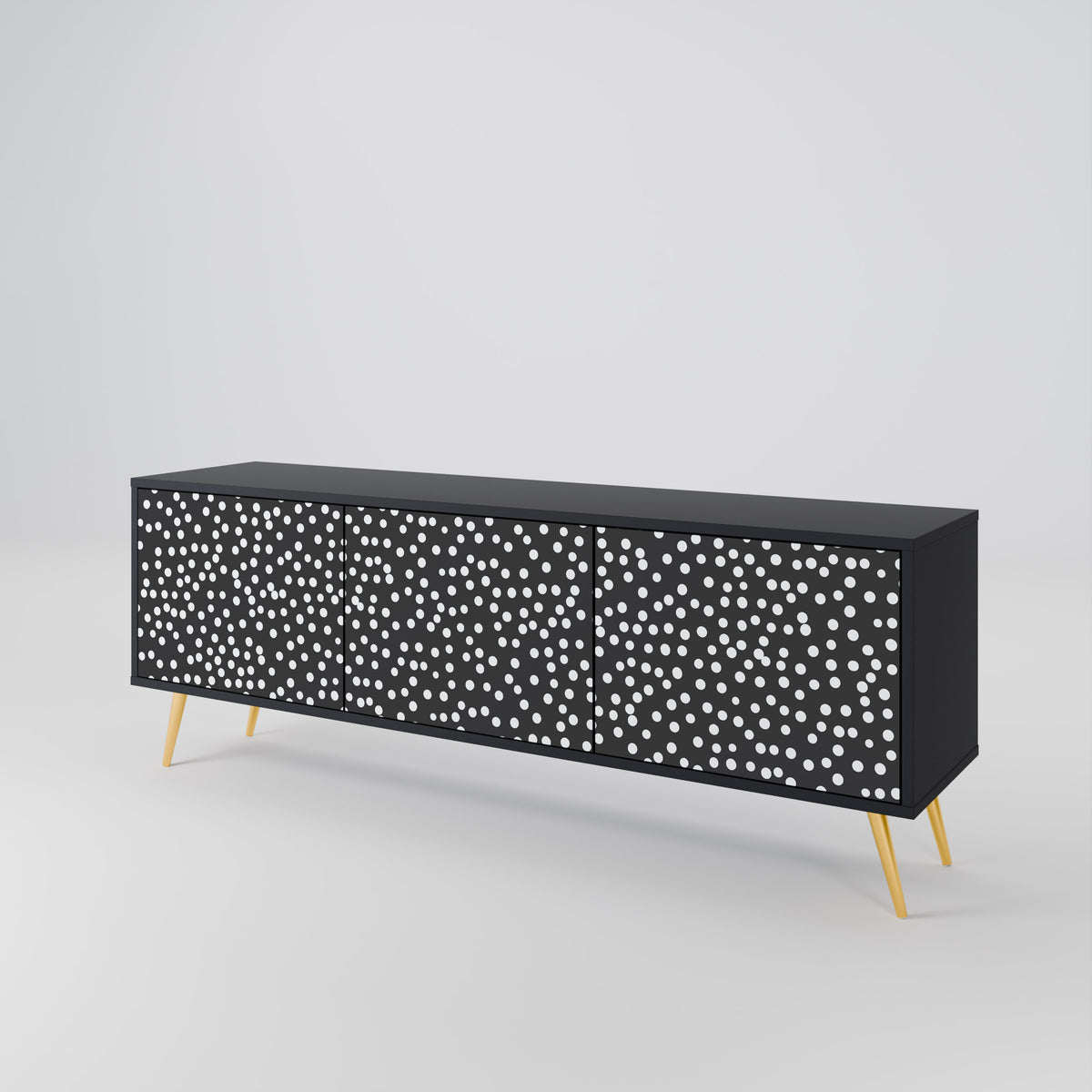 BLINDING LIGHTS 3-Door TV Cabinet