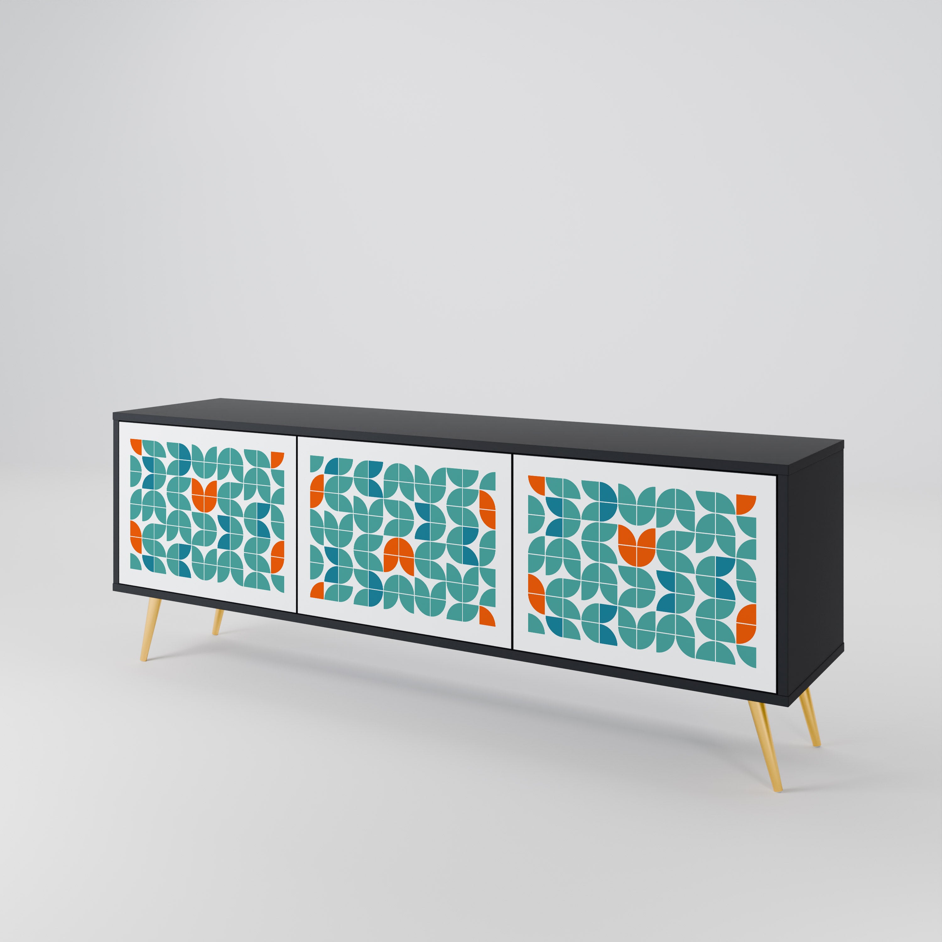 BE THE CHANGE Móvel de TV de 3 Portas