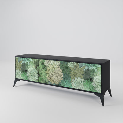 SUCCULENT CLUSTER TV-bänk med 3 dörrar