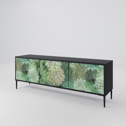 SUCCULENT CLUSTER TV-bänk med 3 dörrar