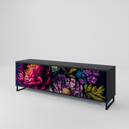BLOOMING ELEGANCE Třídveřový TV stolek