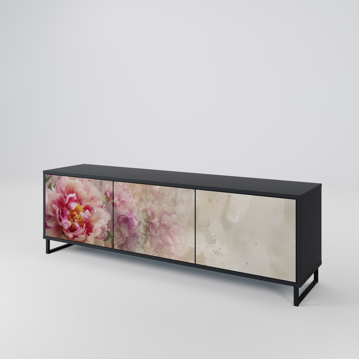 PEONY WHISPER 3-Door TV Cabinet