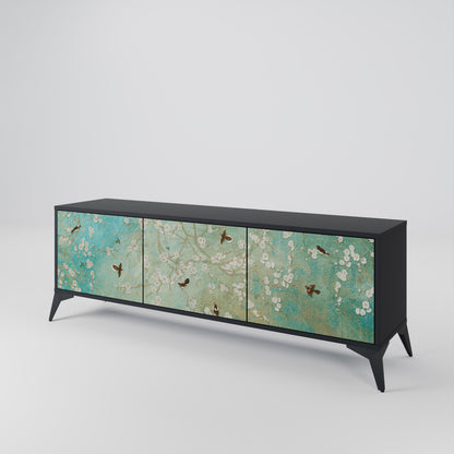 BLOOMING CHARM Mueble de TV de 3 Puertas