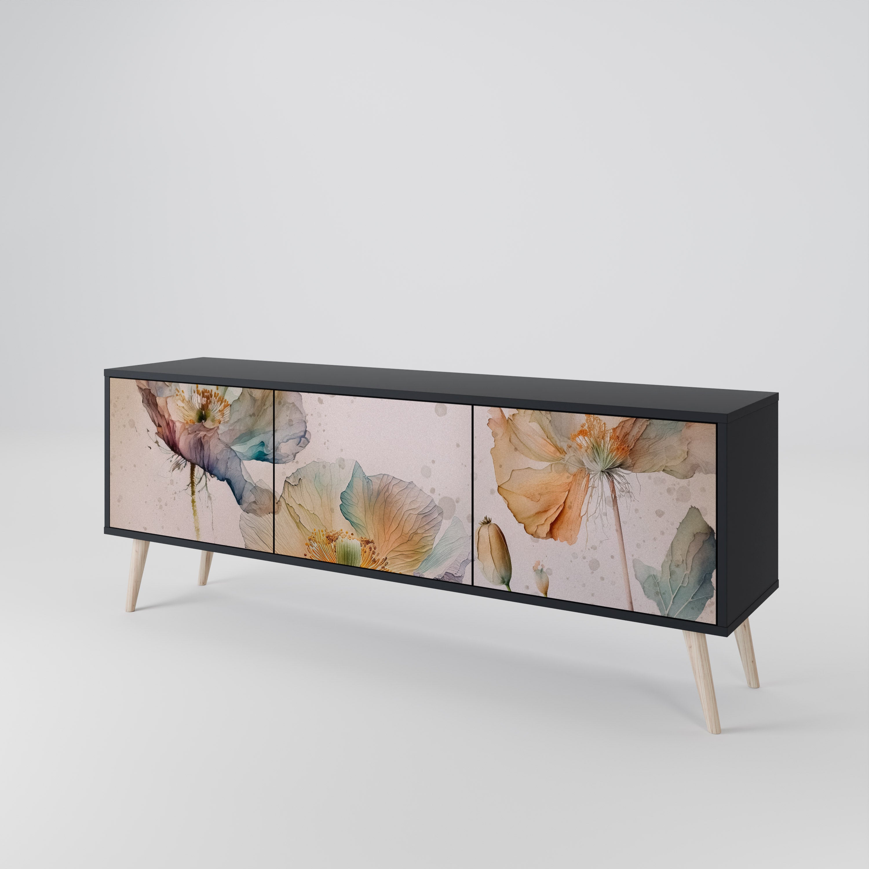 SOFTEN POPPY 3-türiges TV-Lowboard