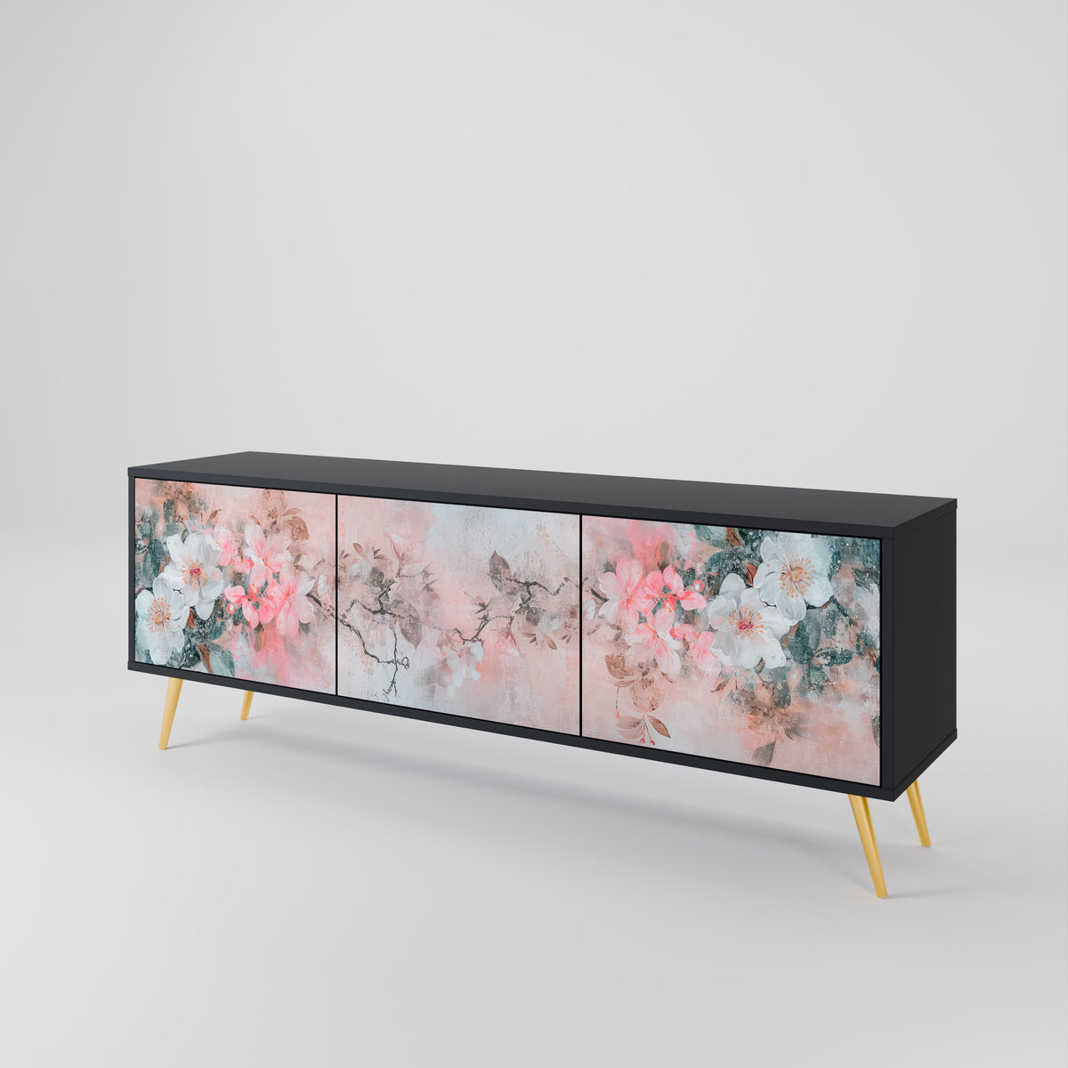 CHERRY BLOSSOM 3-türiges TV-Lowboard