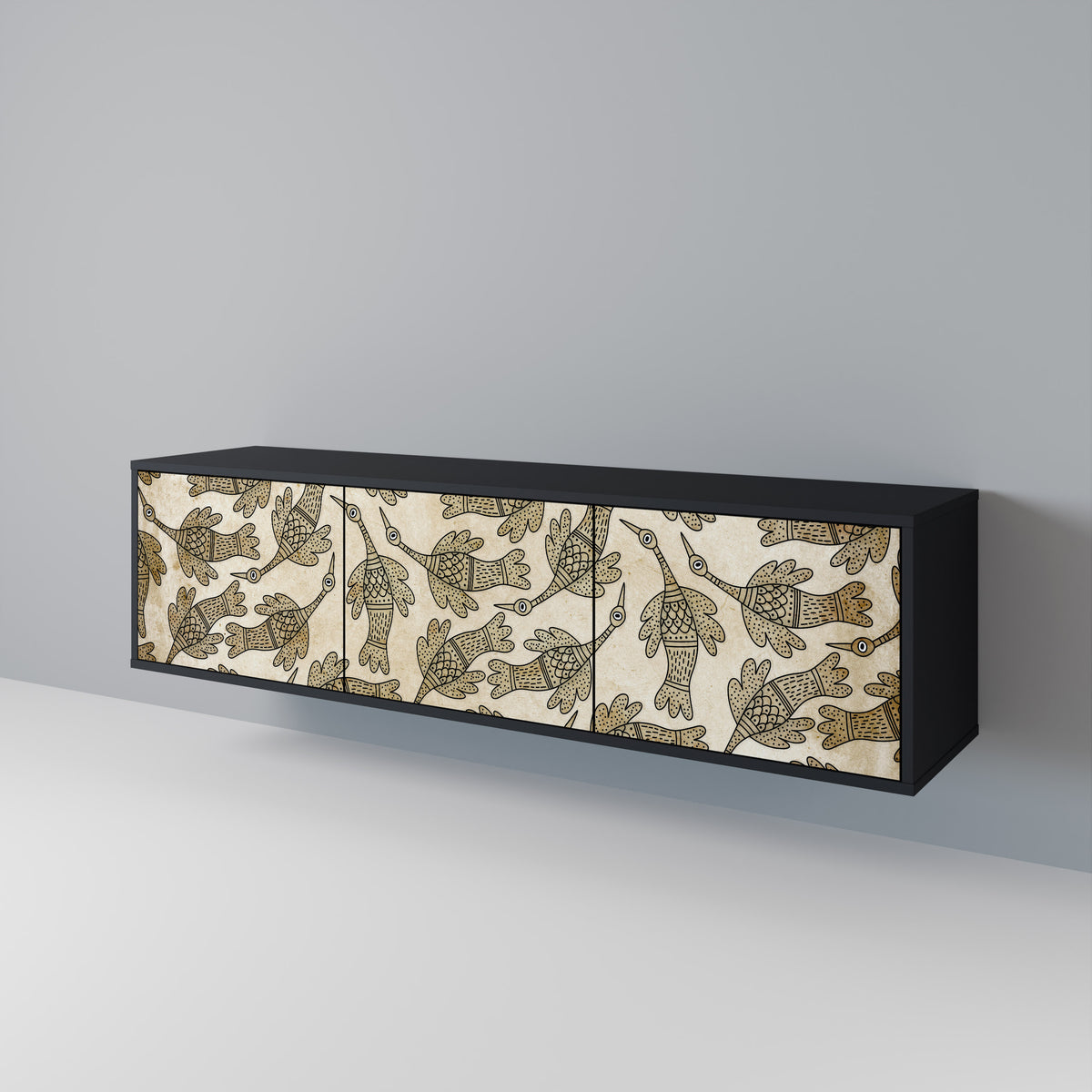 ALMONDINE SONGBIRD 3-türiges TV-Lowboard