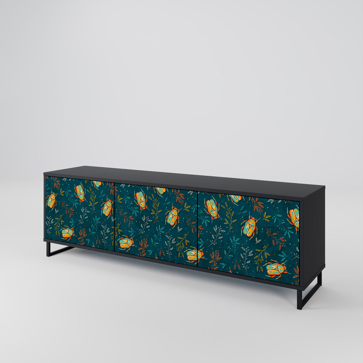 AUTUMN INSECTS Mueble de TV de 3 Puertas