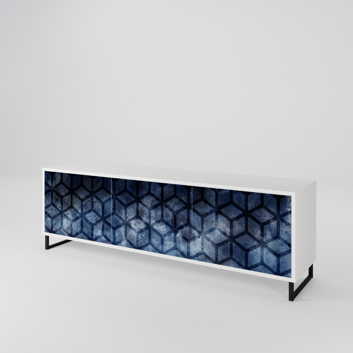 CUBIC MIST 3-türiges TV-Lowboard