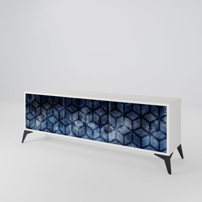 CUBIC MIST Móvel de TV de 3 Portas