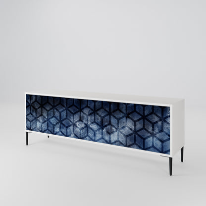 CUBIC MIST Móvel de TV de 3 Portas