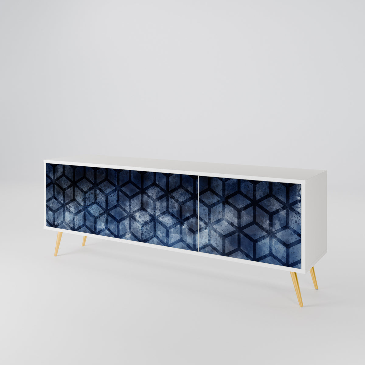 CUBIC MIST Móvel de TV de 3 Portas