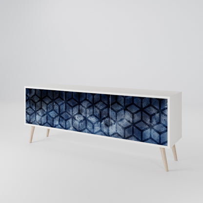 CUBIC MIST Móvel de TV de 3 Portas