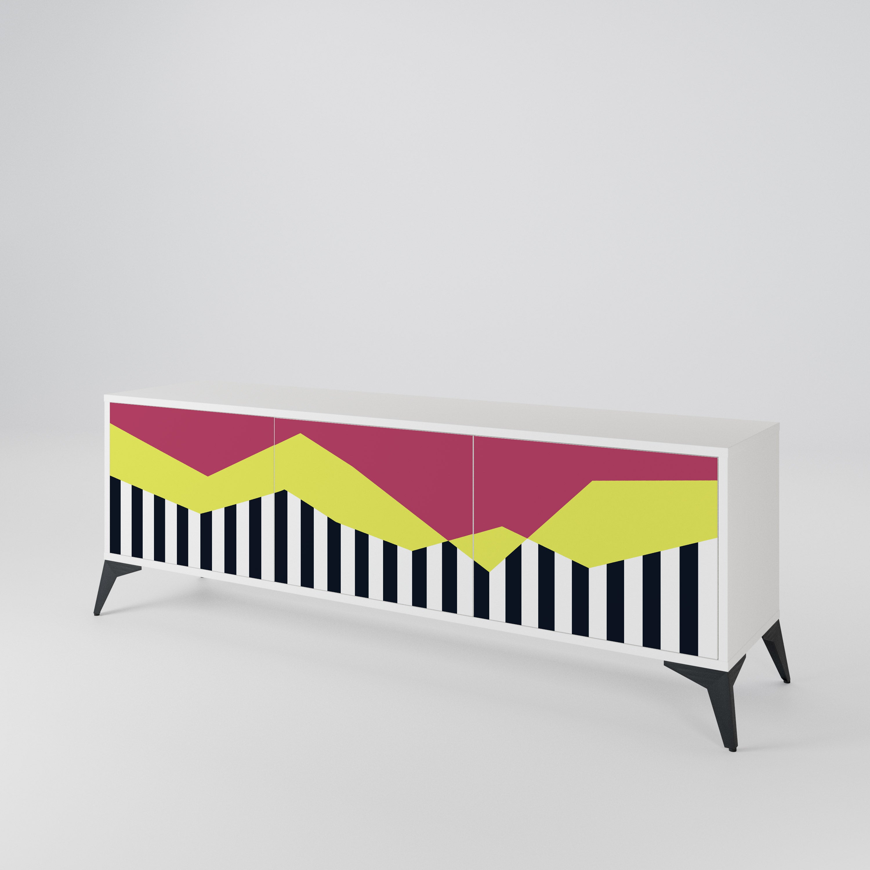 PIANO FANTASY 3-Door TV Cabinet