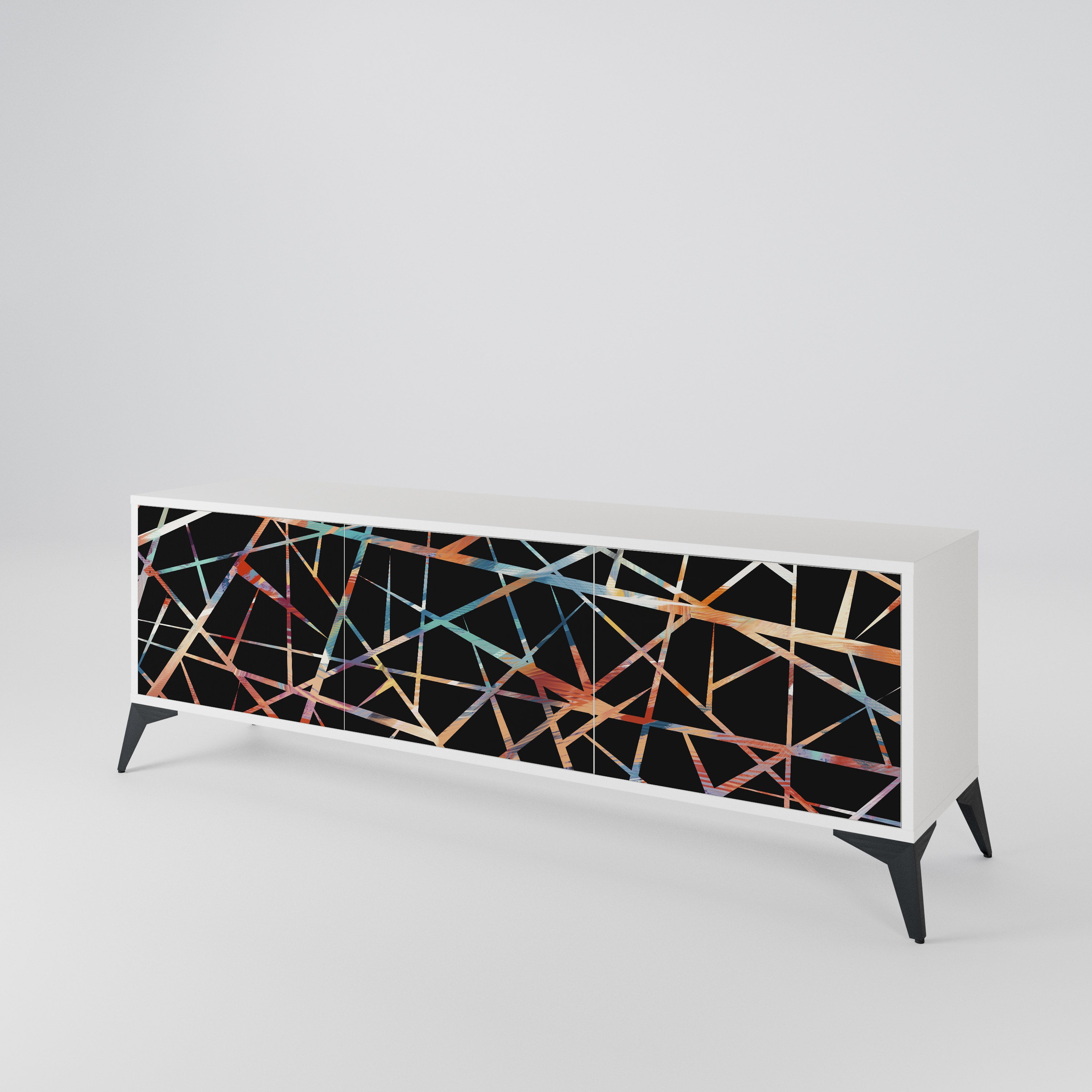 POLYGON VERVE 3-Door TV Cabinet