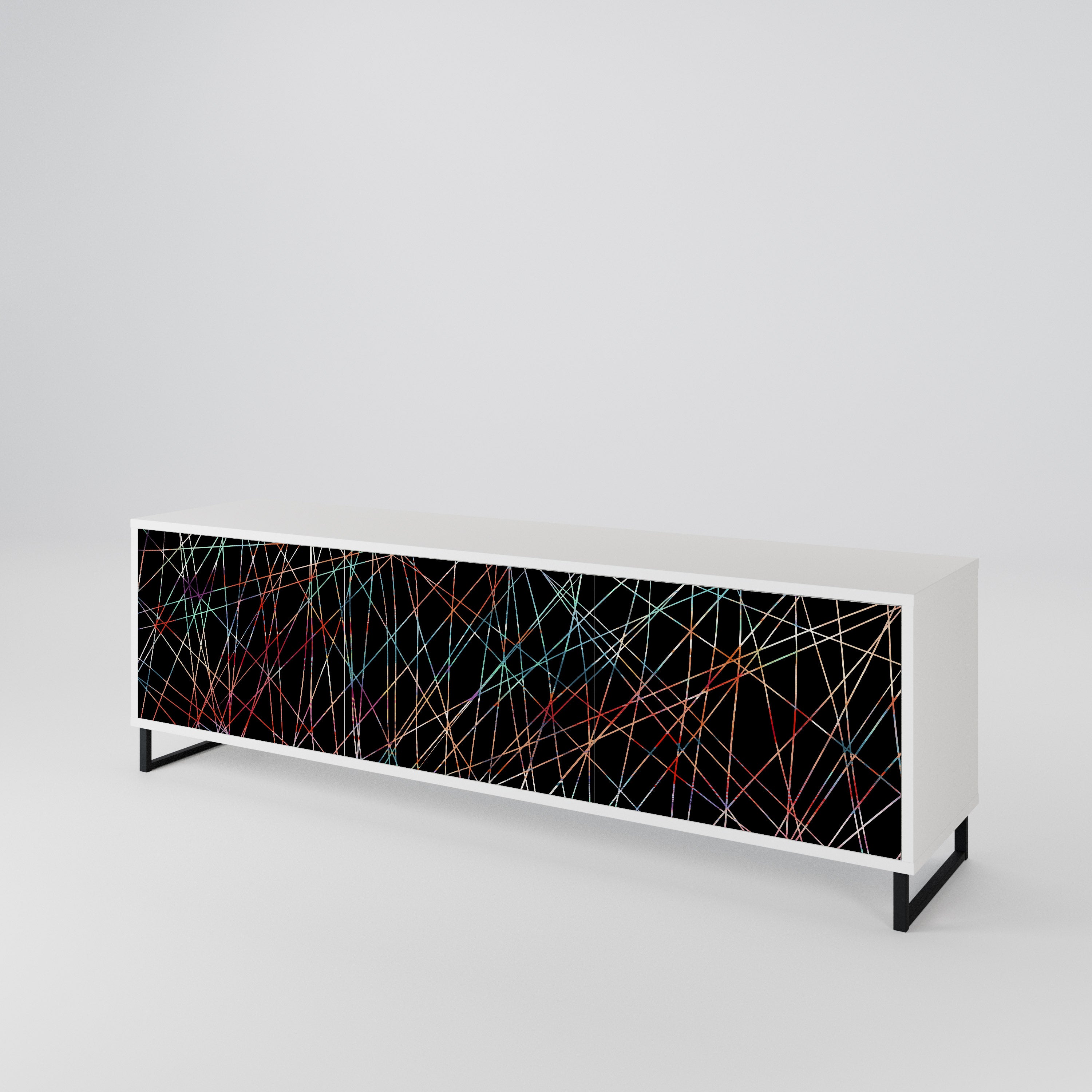 LUMINOUS SNARE 3-Door TV Cabinet