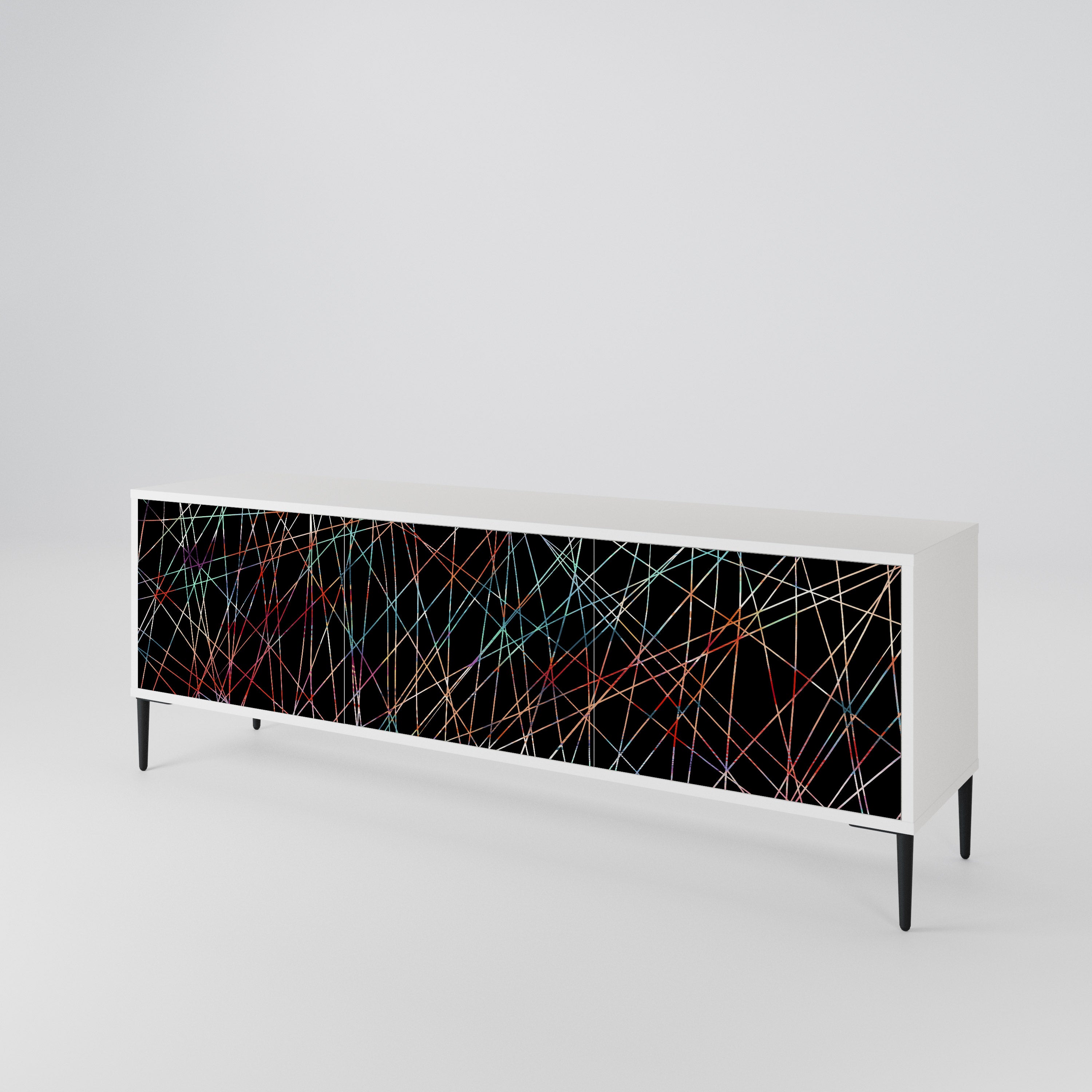 LUMINOUS SNARE 3-Door TV Cabinet