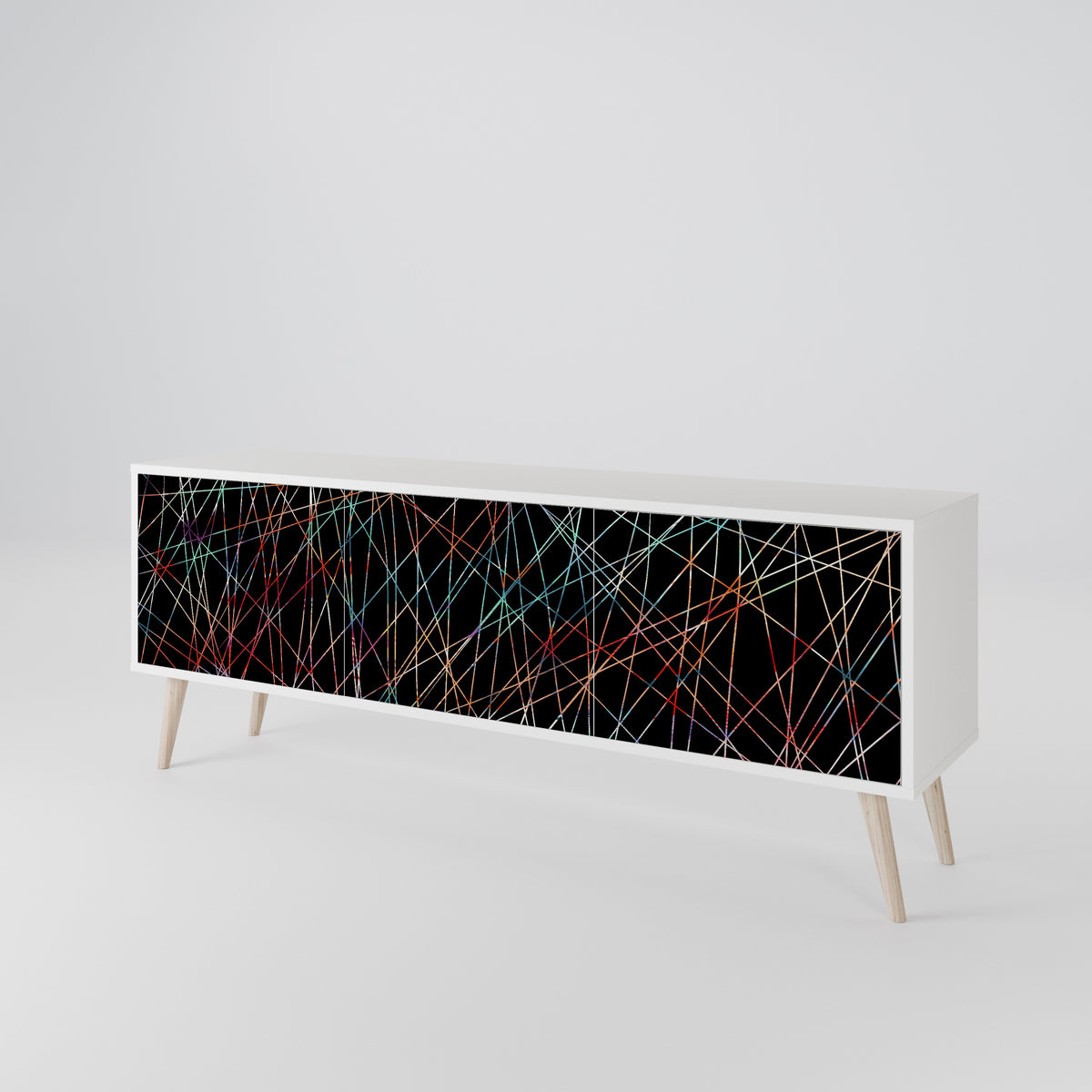 LUMINOUS SNARE 3-Door TV Cabinet