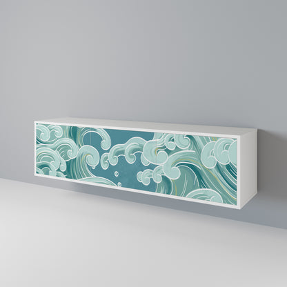 ASIAN SWAY Mueble de TV de 3 Puertas