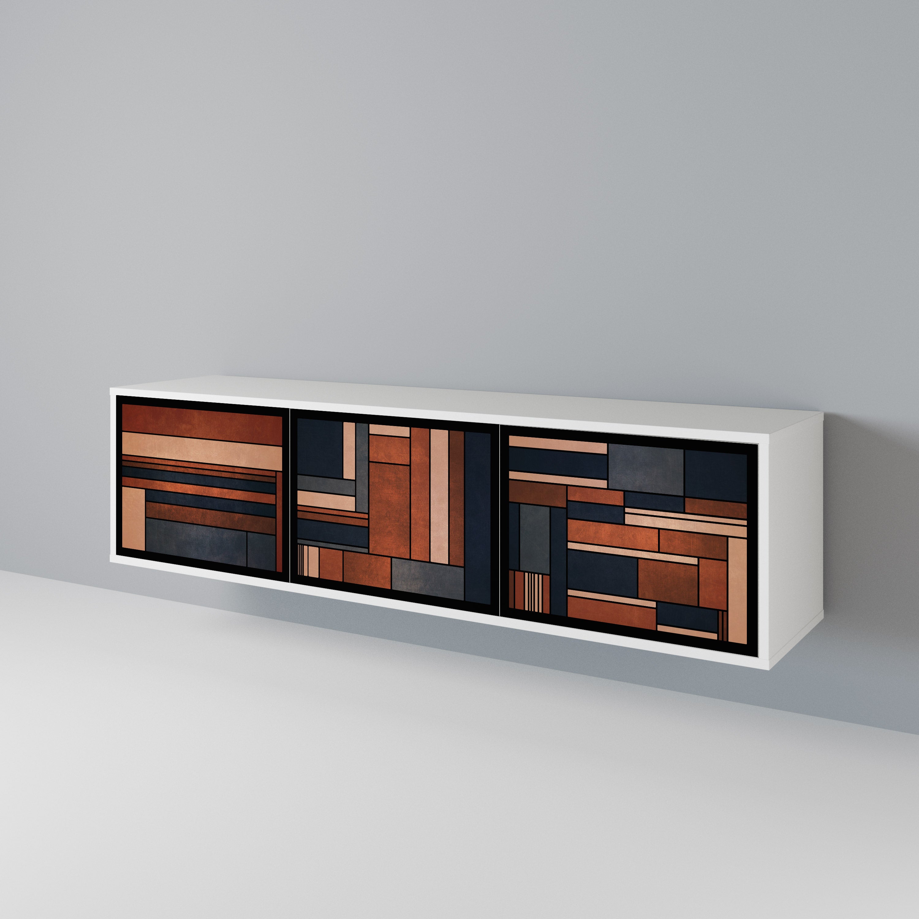 INTREPID FORMATION 3-Door TV Cabinet