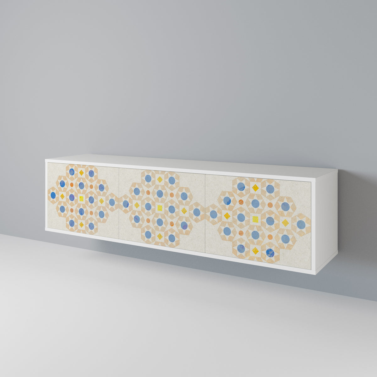 PATTERNED PRISM 3-türiges TV-Lowboard
