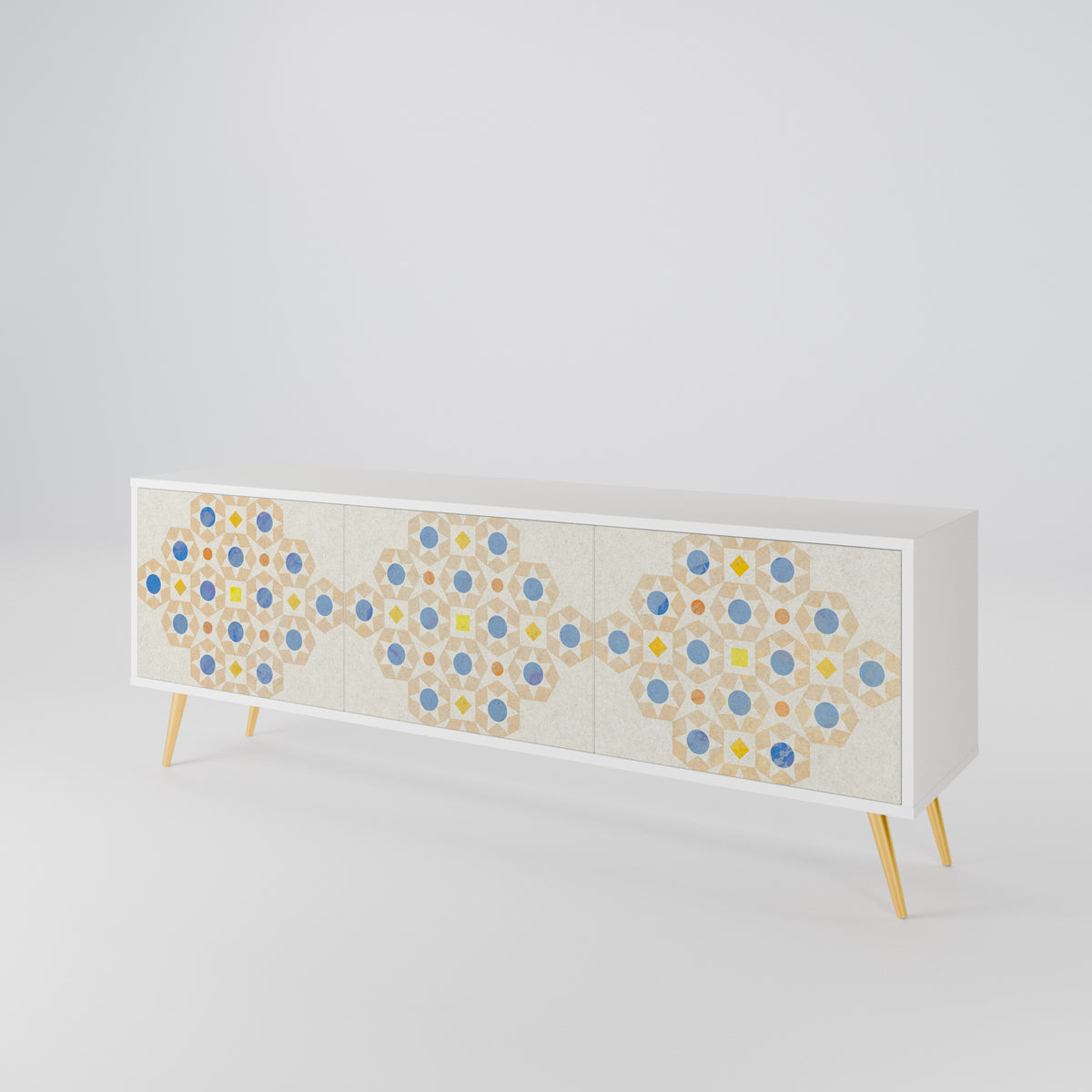 PATTERNED PRISM 3-türiges TV-Lowboard