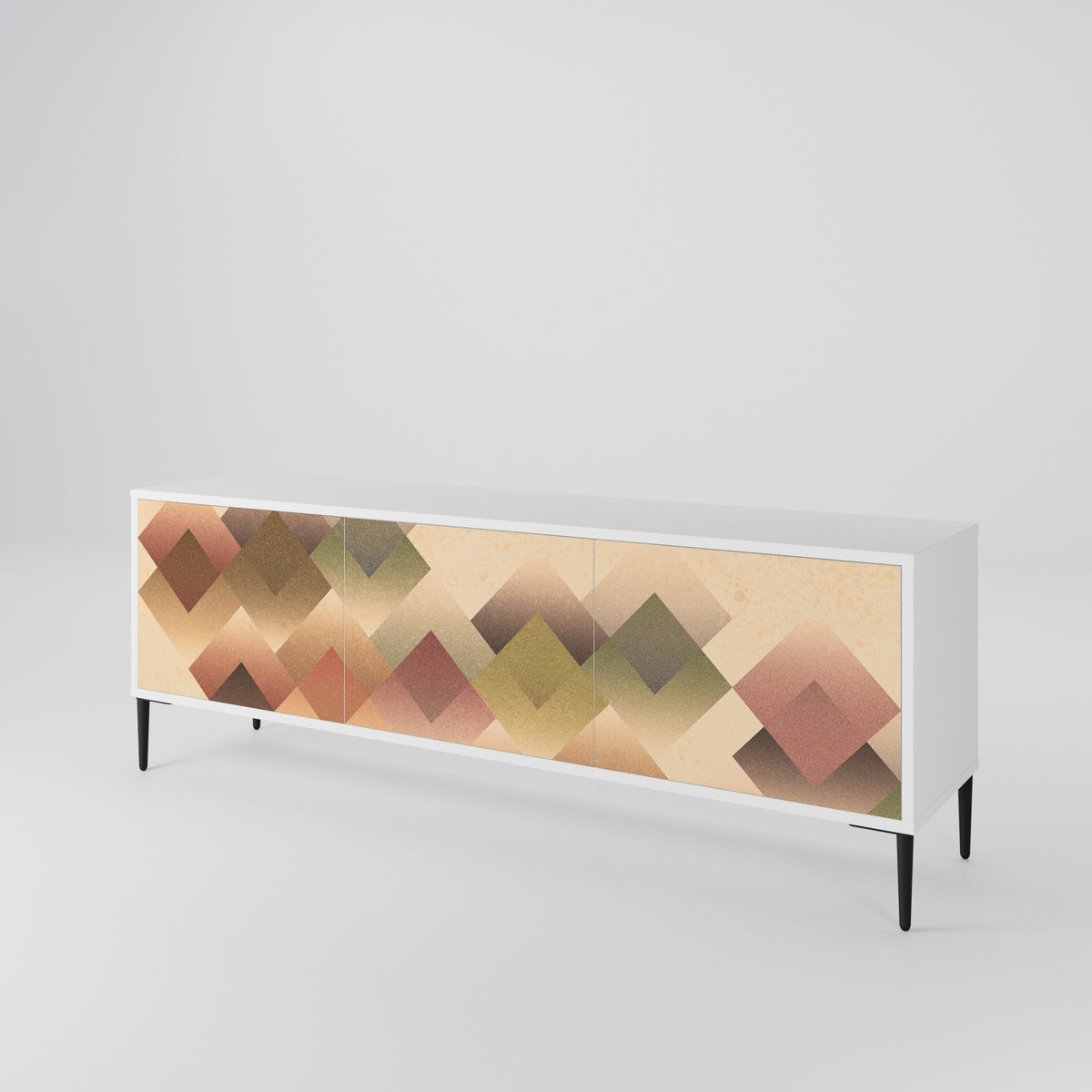 GEOMETRIC FUSION 3-türiges TV-Lowboard