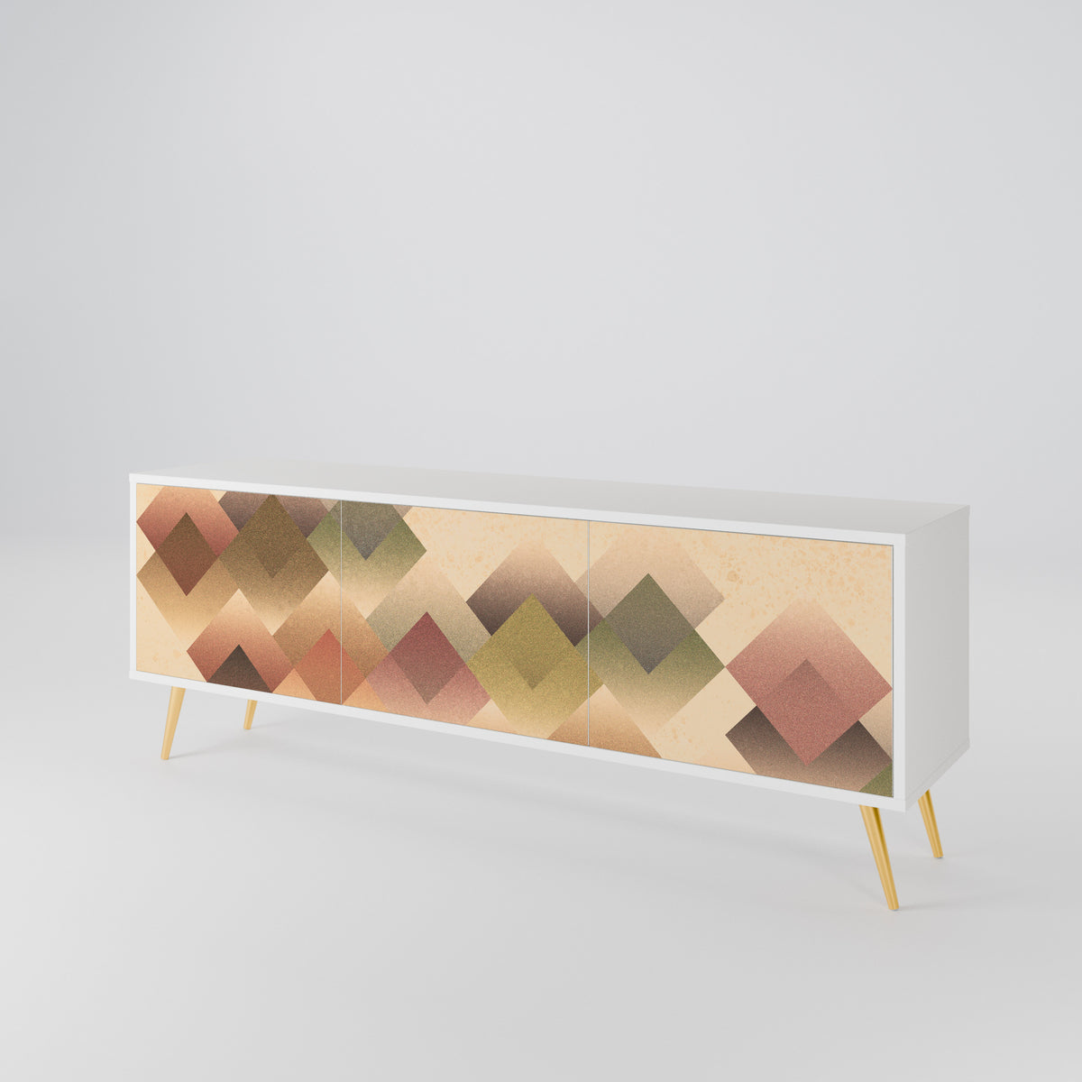 GEOMETRIC FUSION 3-türiges TV-Lowboard