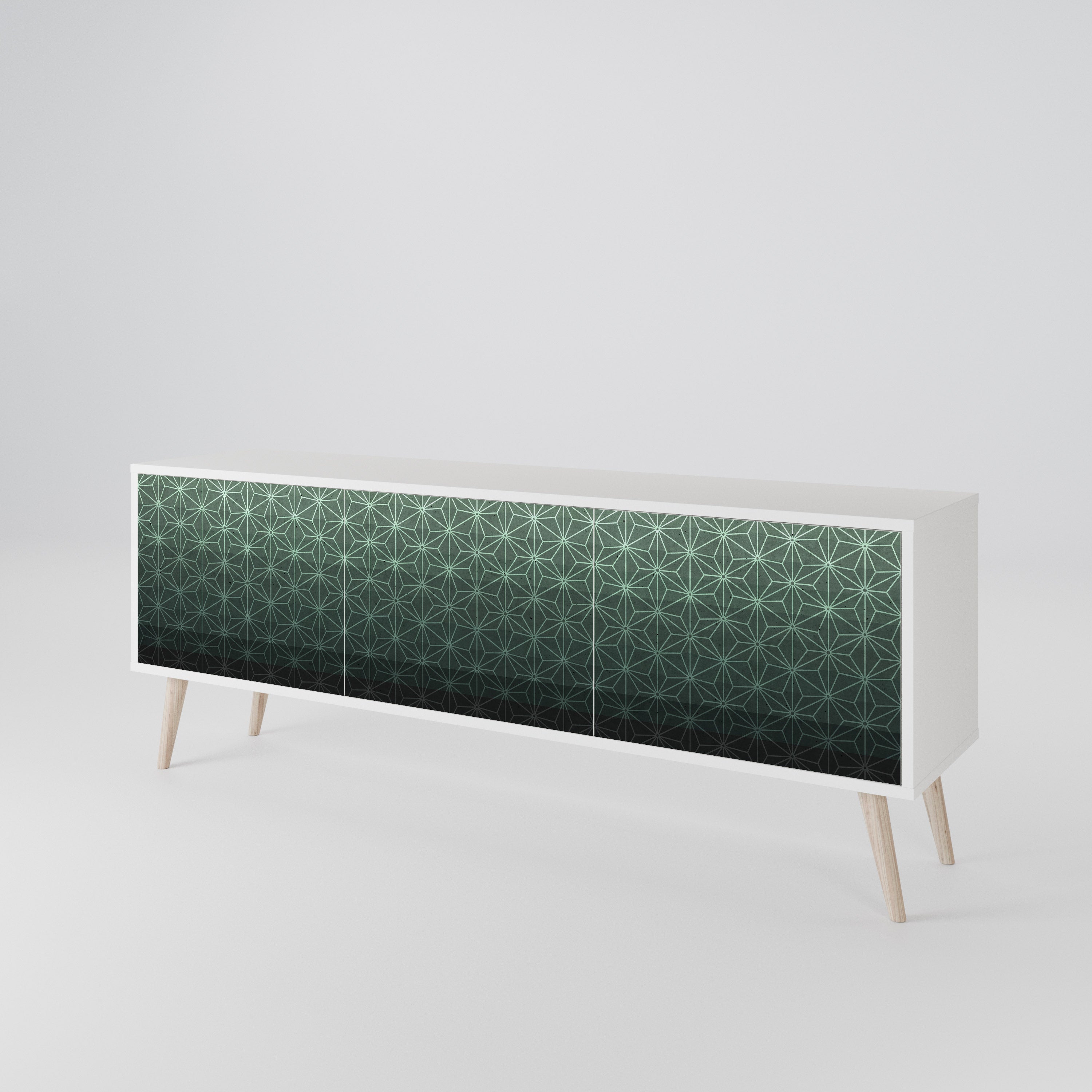 ORNAMENTAL GLIMMER Móvel de TV de 3 Portas