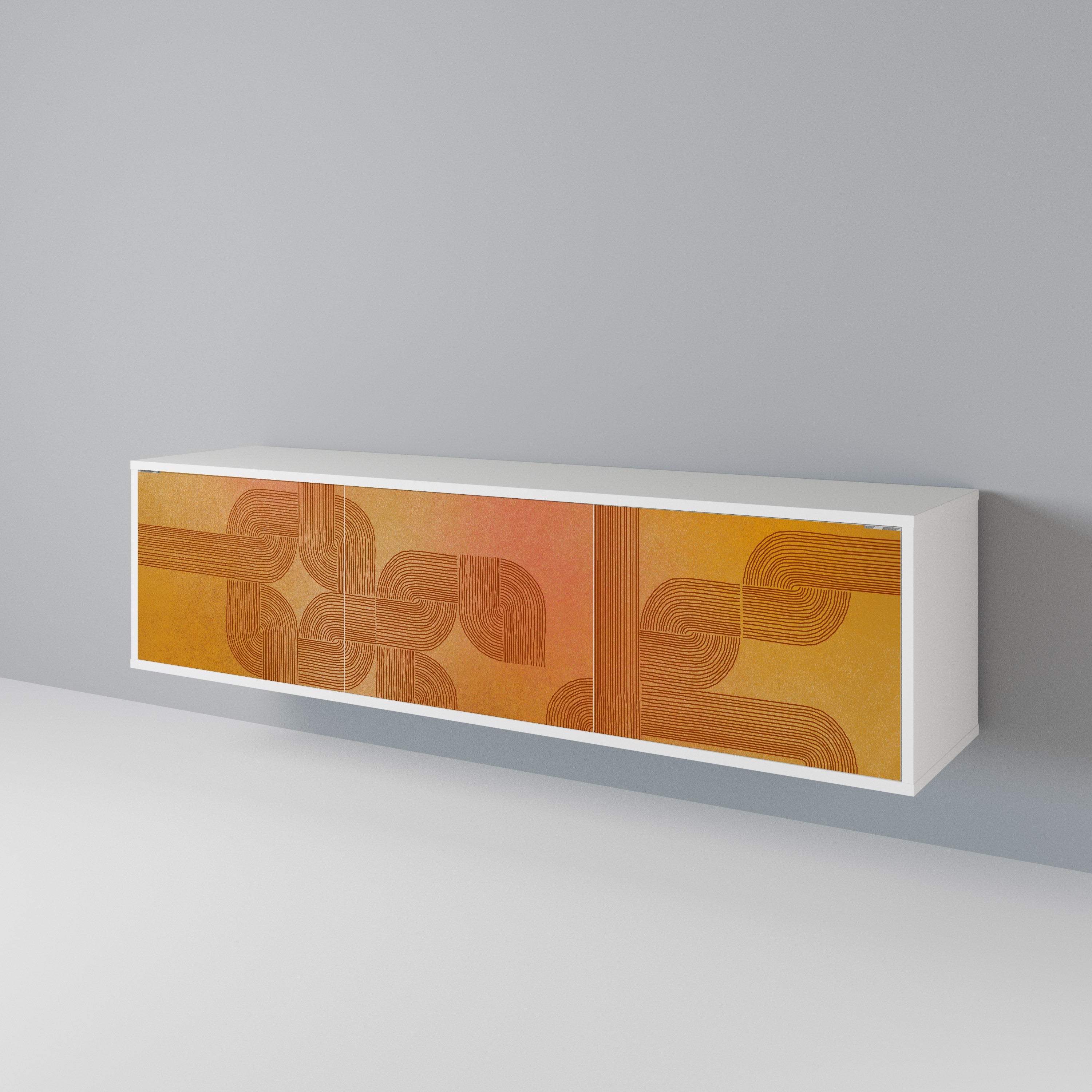 STRENGTHENING RELATION Mueble de TV de 3 Puertas