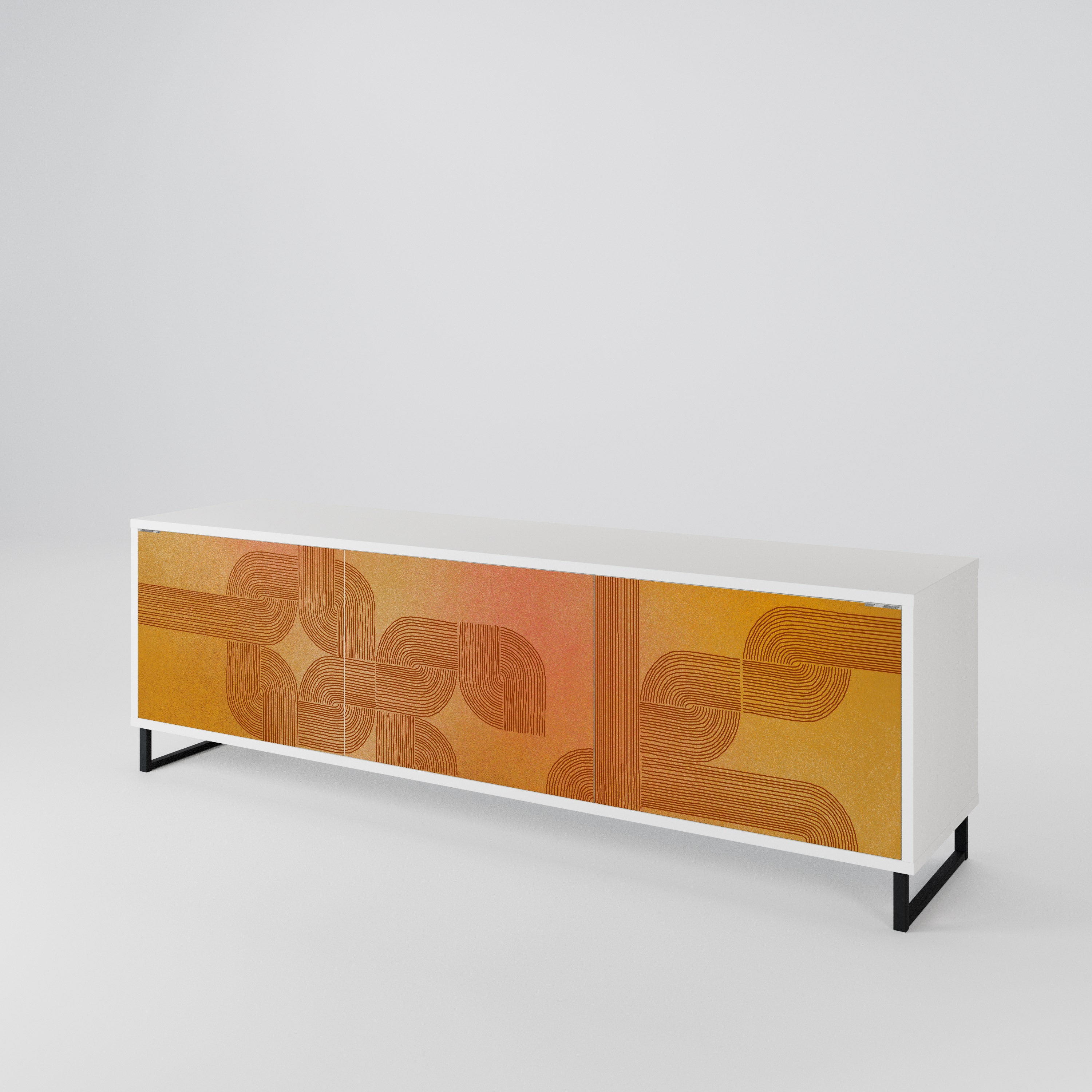 STRENGTHENING RELATION Mueble de TV de 3 Puertas