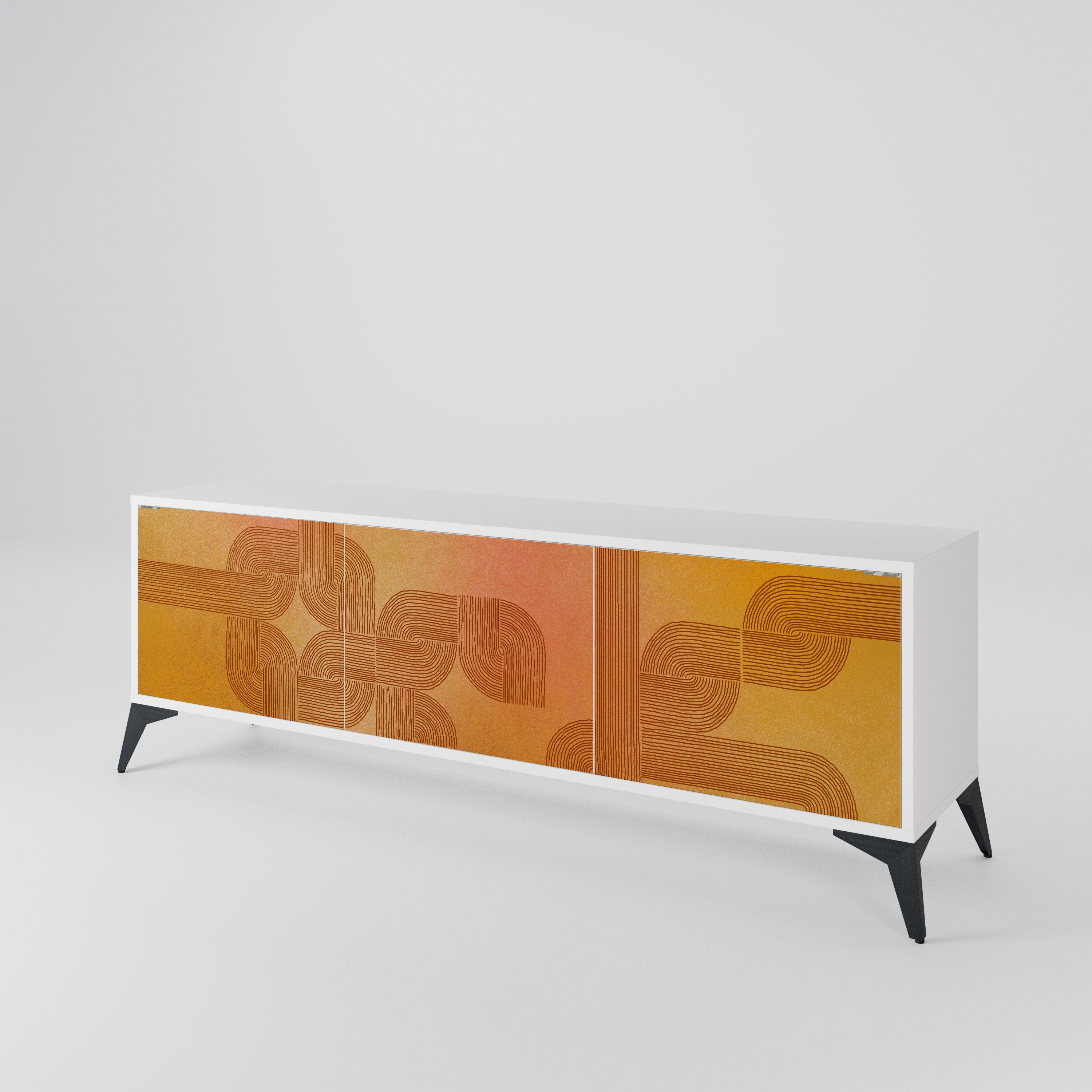 STRENGTHENING RELATION Mueble de TV de 3 Puertas