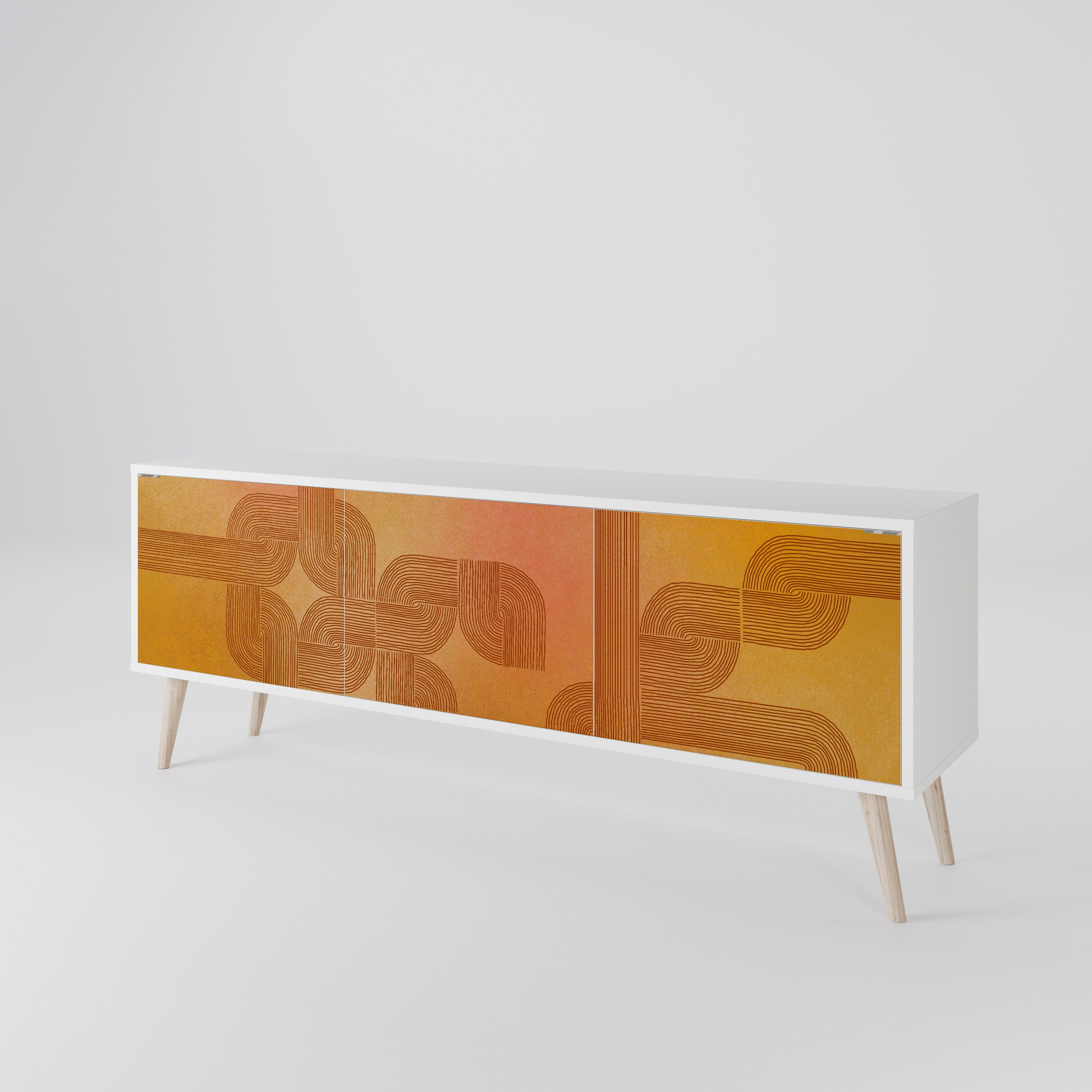 STRENGTHENING RELATION Mueble de TV de 3 Puertas