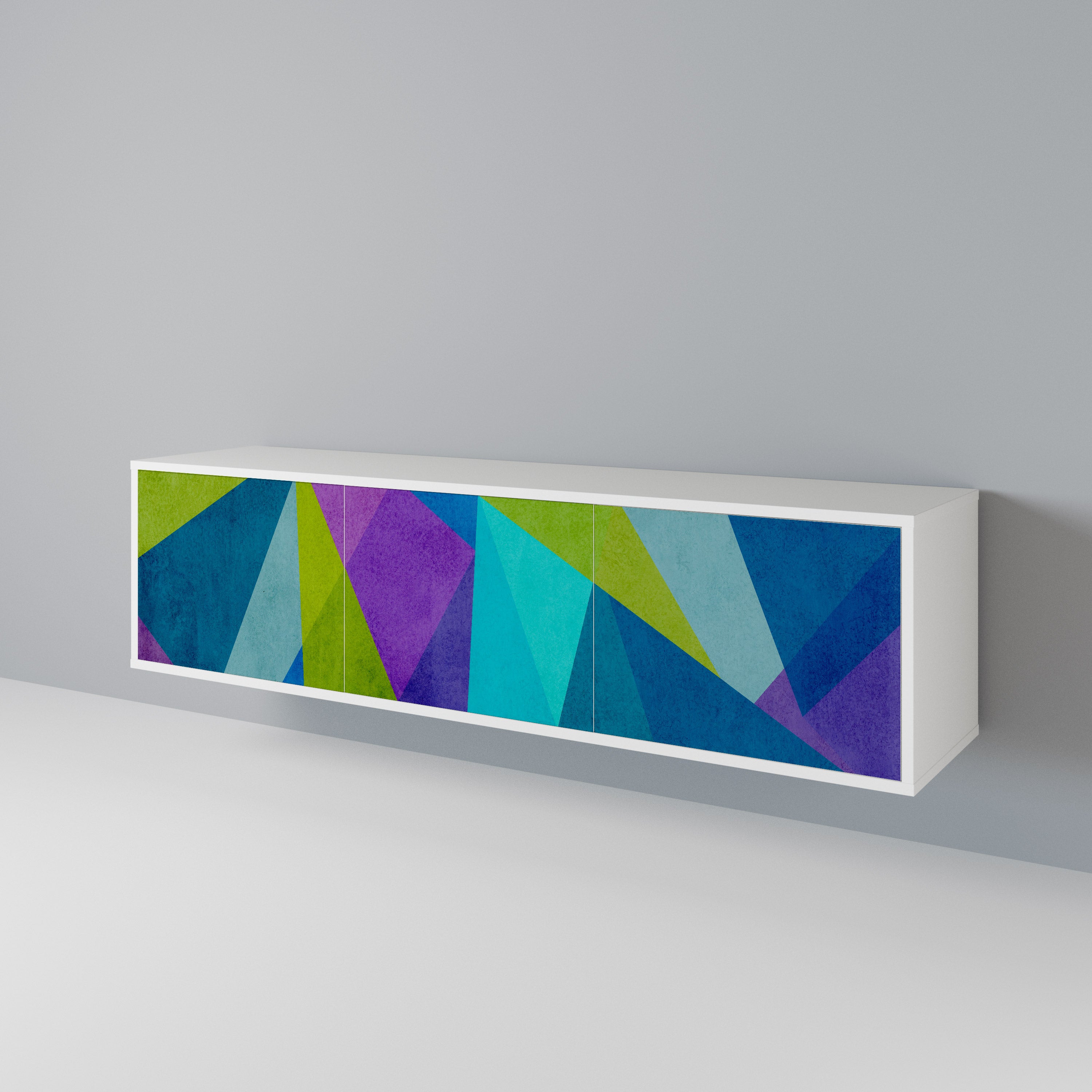 COLD SHOWCASE Mueble de TV de 3 Puertas