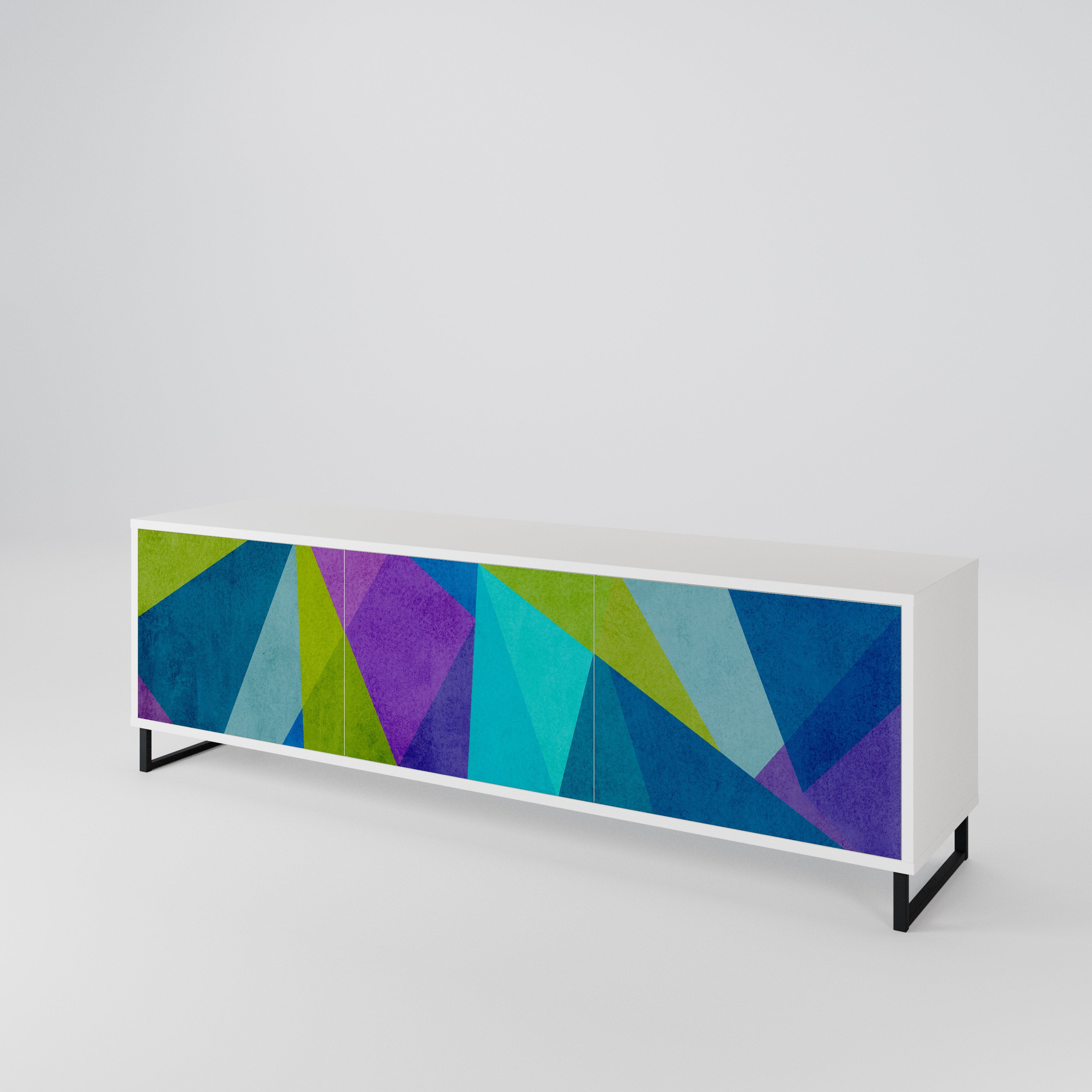 COLD SHOWCASE Mueble de TV de 3 Puertas