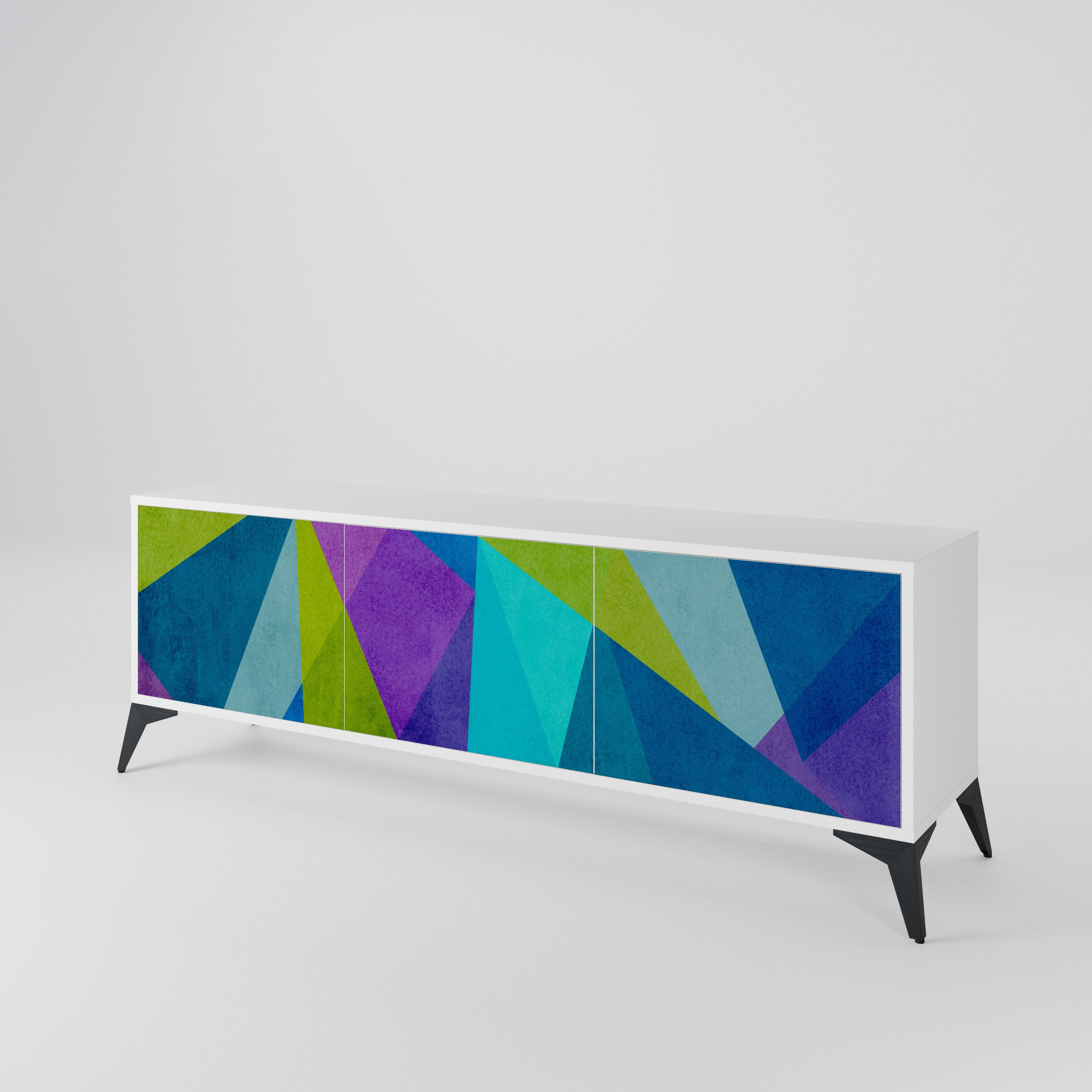 COLD SHOWCASE Mueble de TV de 3 Puertas